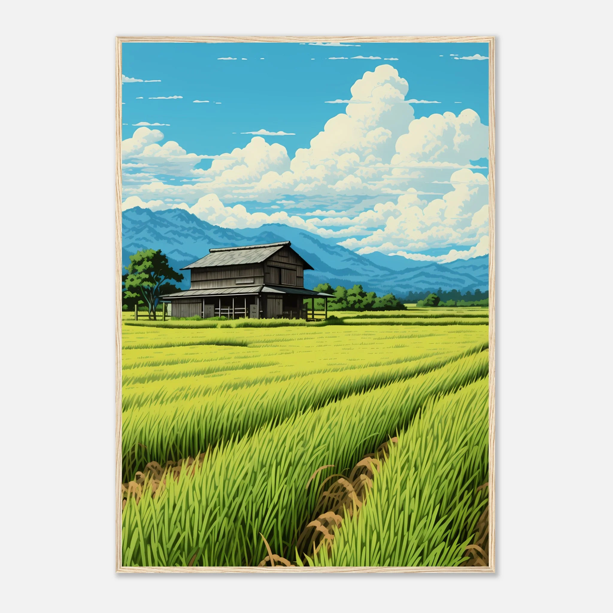 House In Ricefield - Poster - Image 17