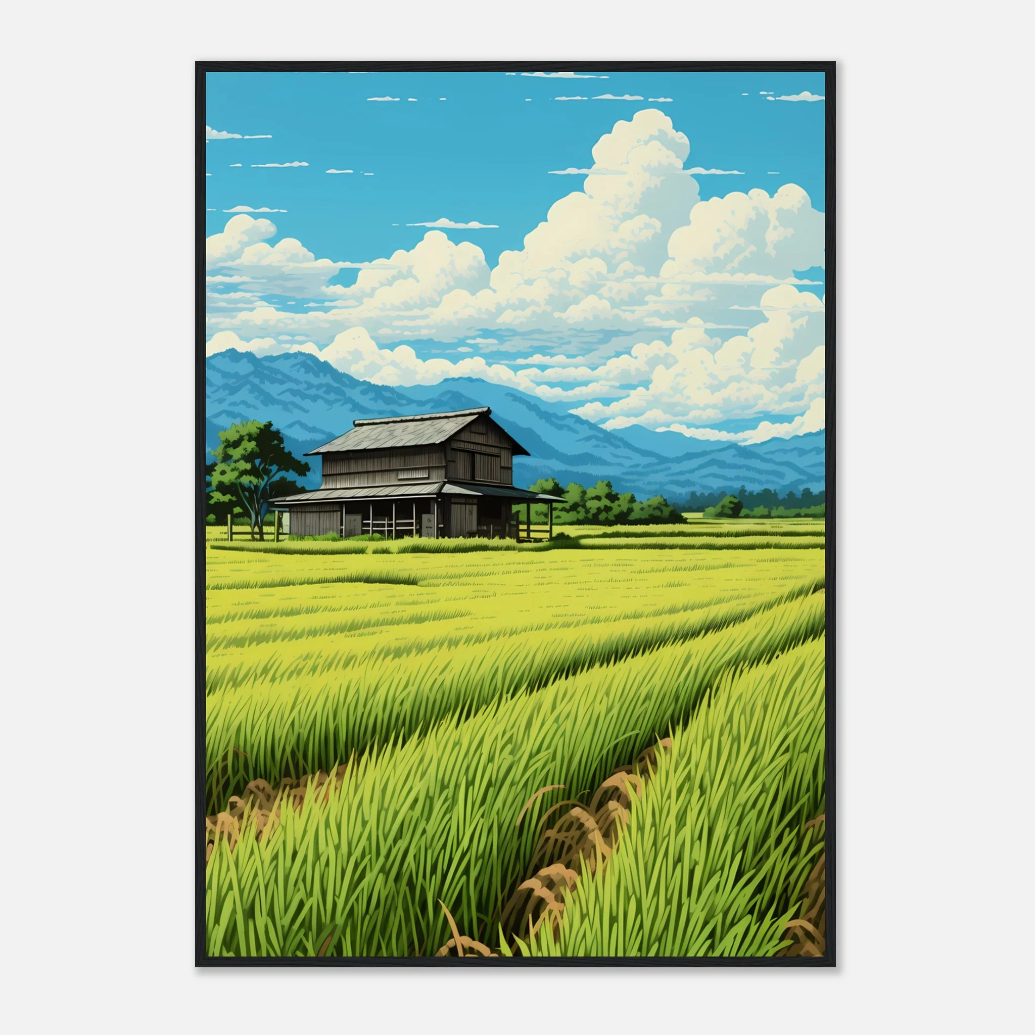 House In Ricefield - Poster - Image 19