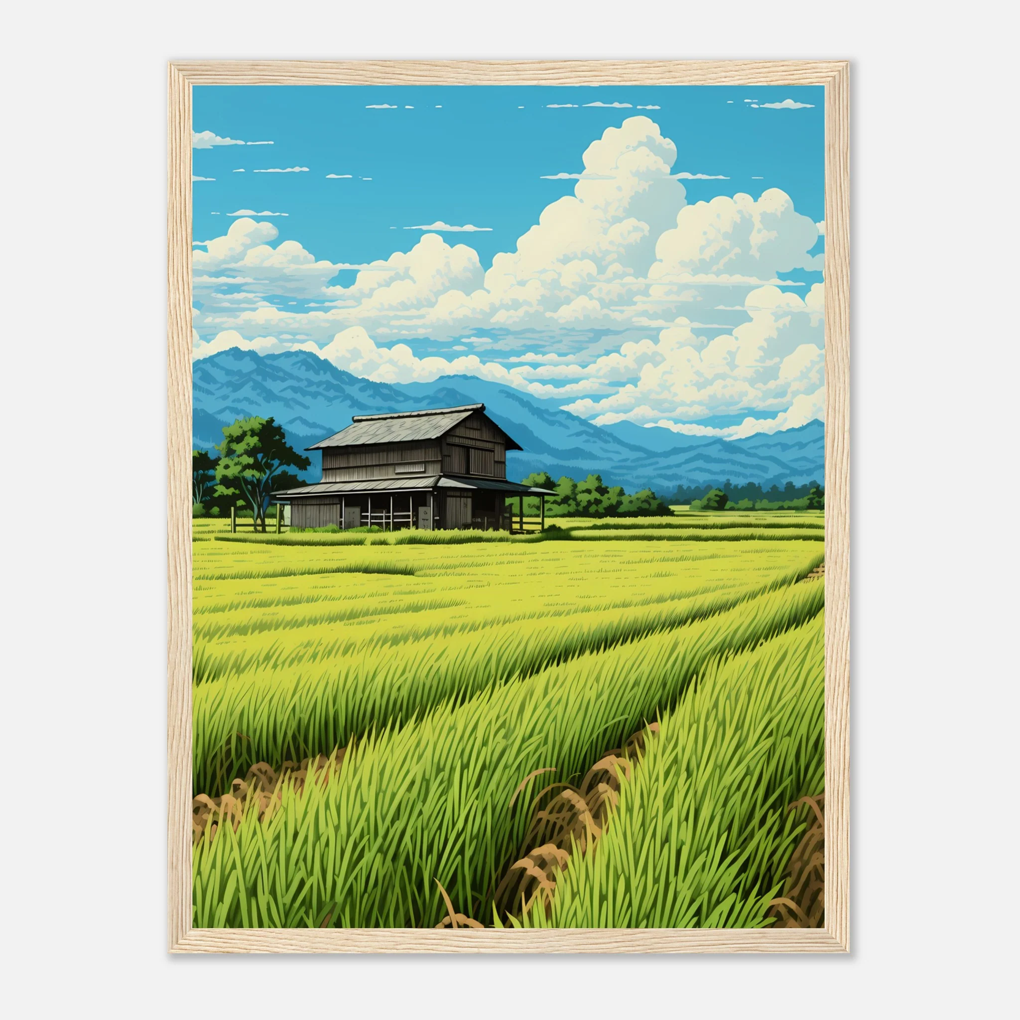 House In Ricefield - Poster - Image 20