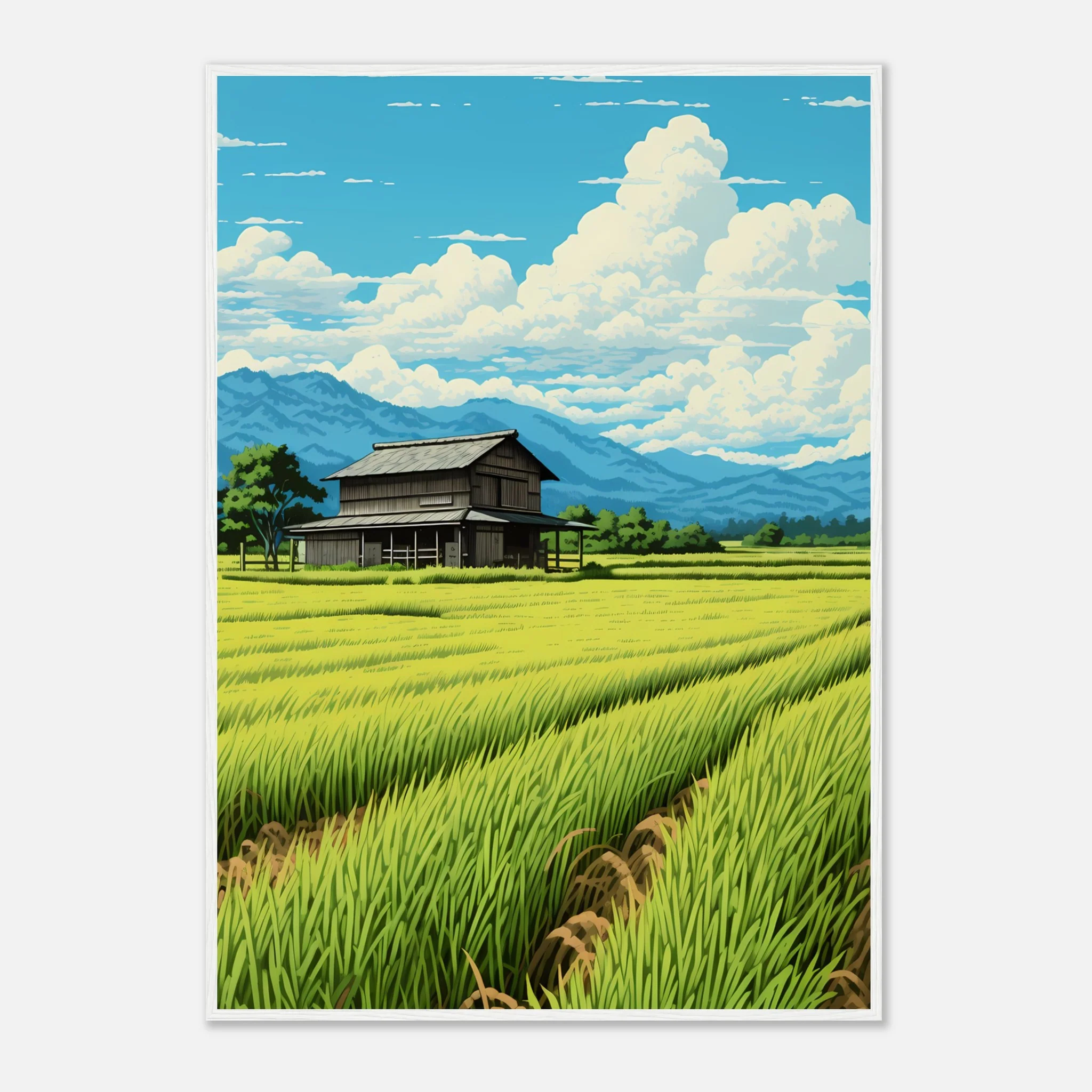 House In Ricefield - Poster - Image 22