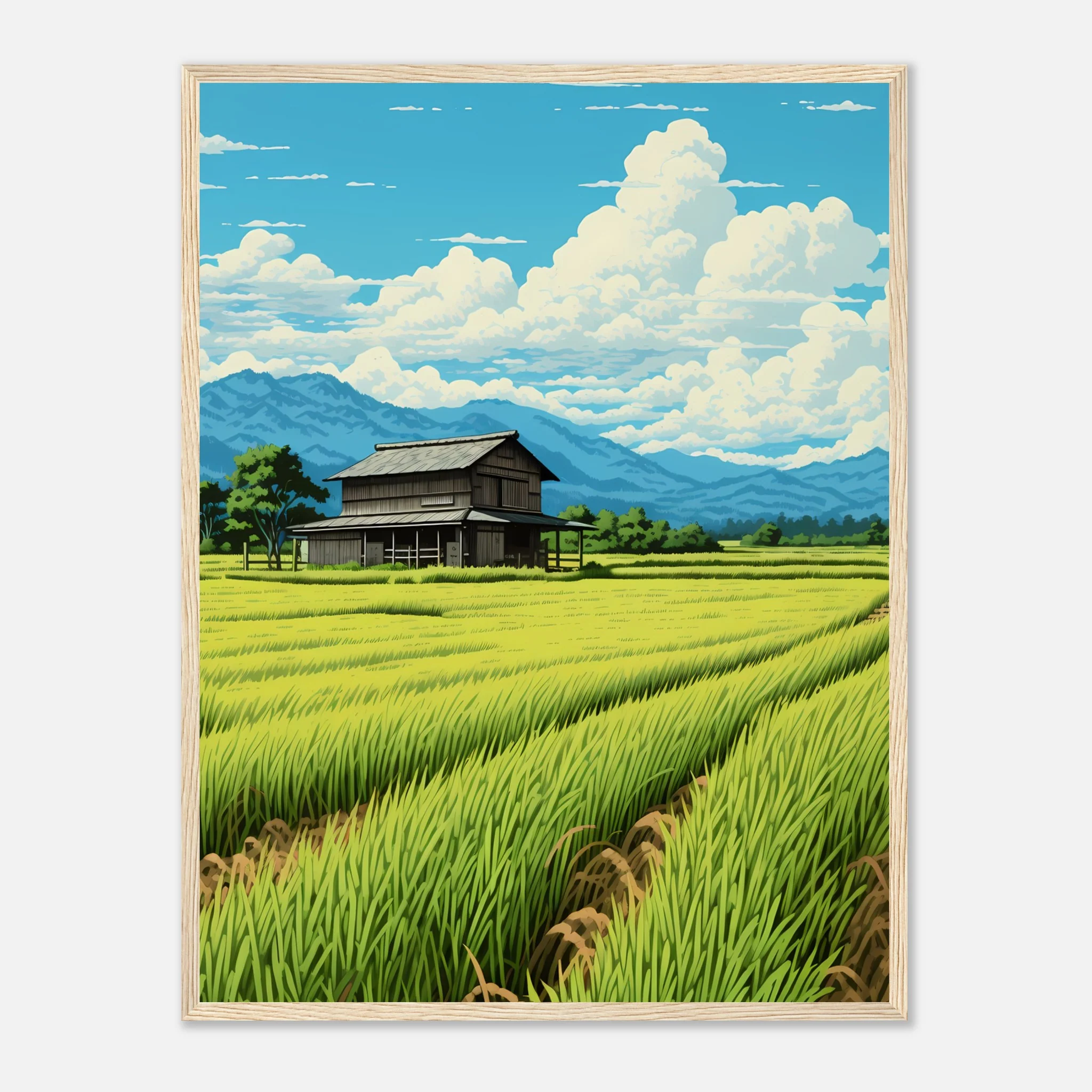 House In Ricefield - Poster - Image 23