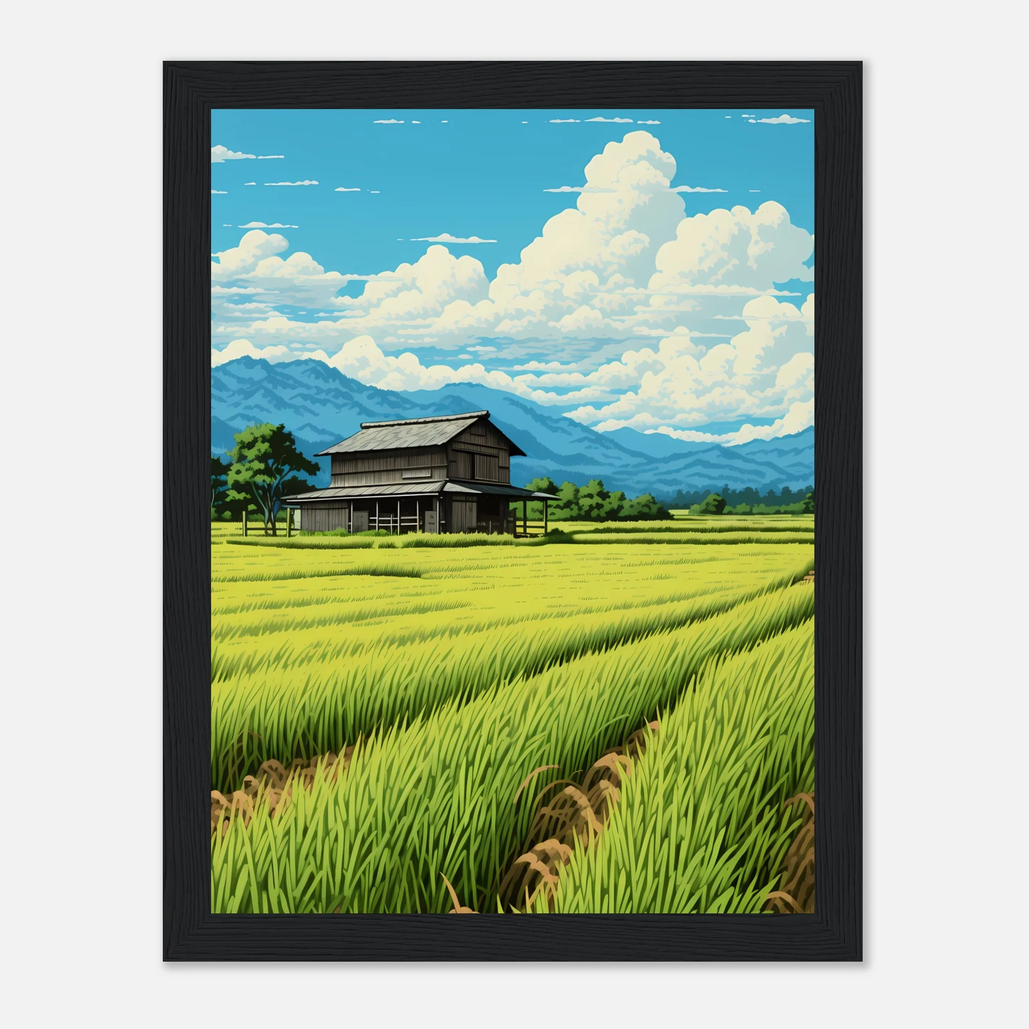 House In Ricefield - Poster - Image 24
