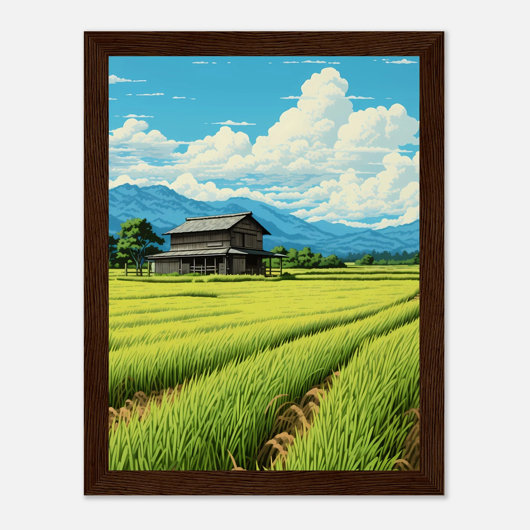 House In Ricefield - Poster - Image 25