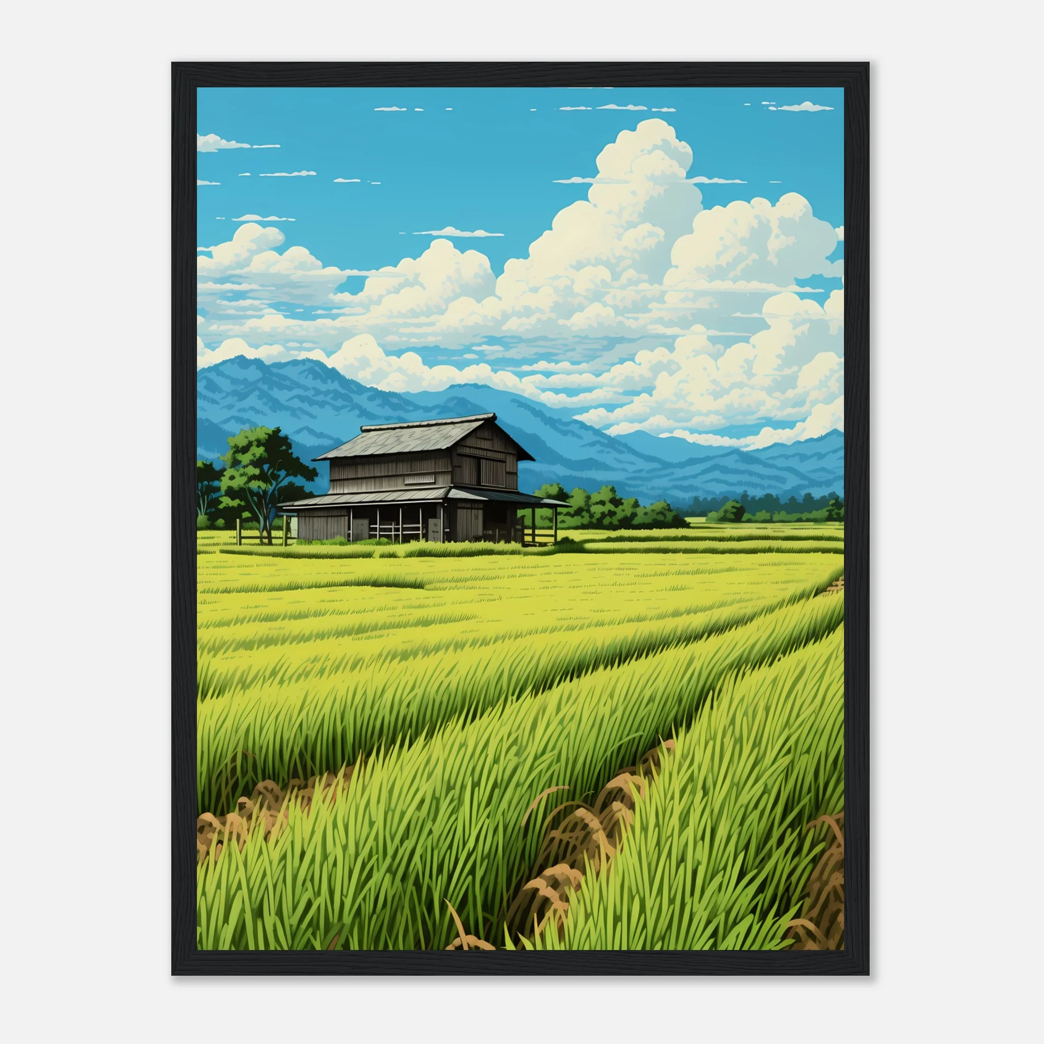 House In Ricefield - Poster - Image 27
