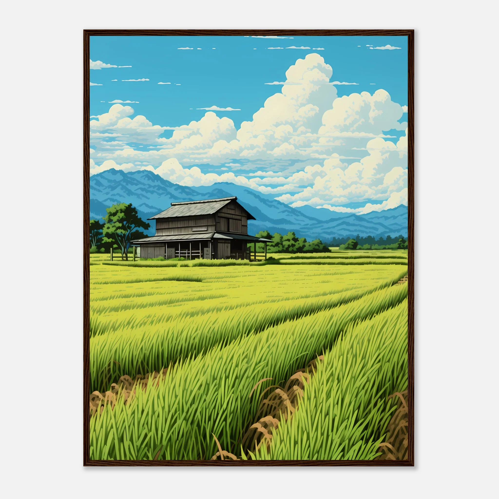 House In Ricefield - Poster - Image 28