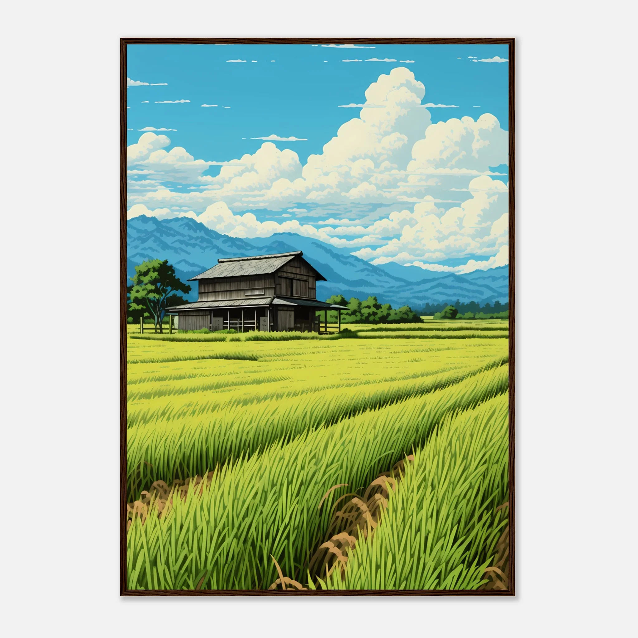 House In Ricefield - Poster - Image 30