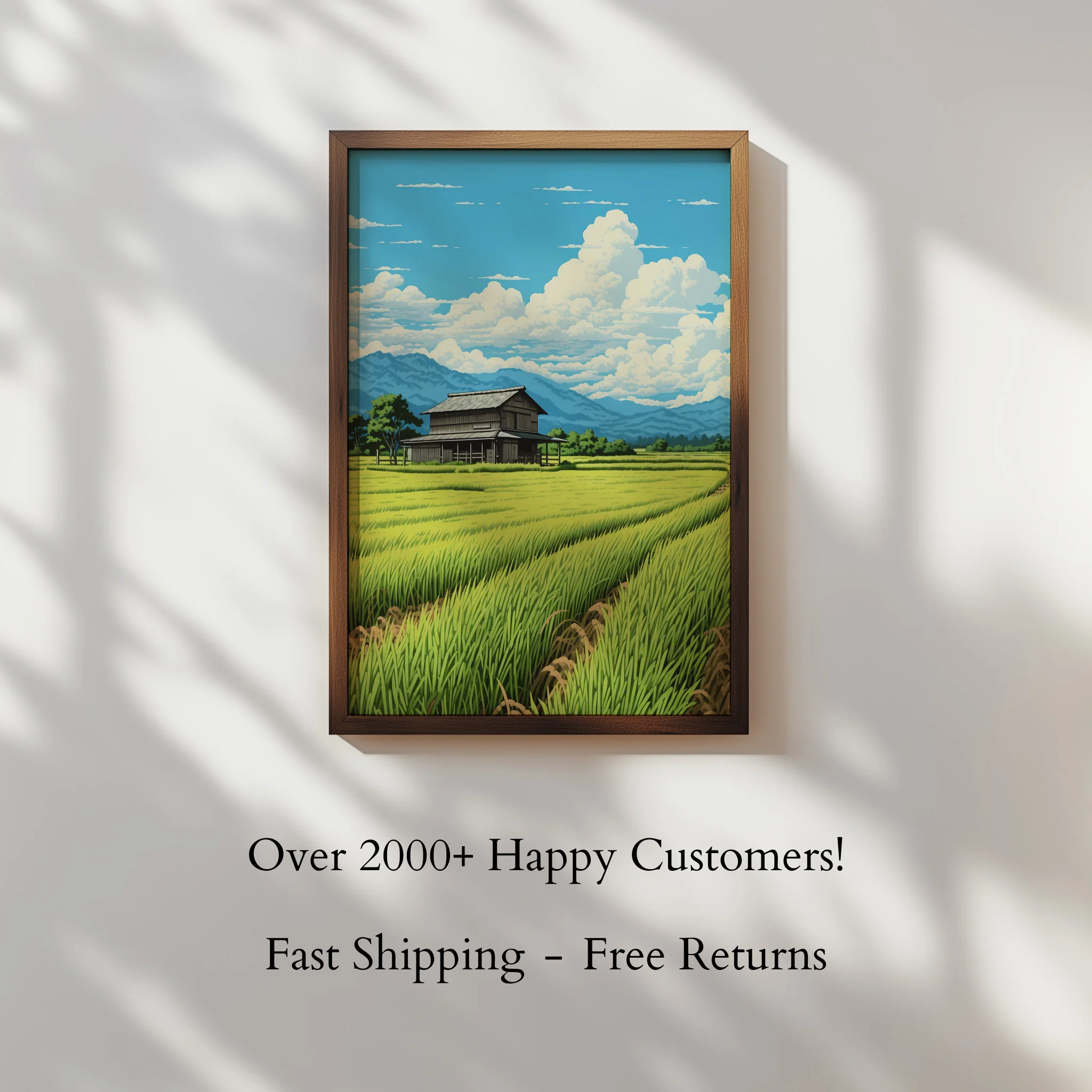 House In Ricefield - Poster - Image 5