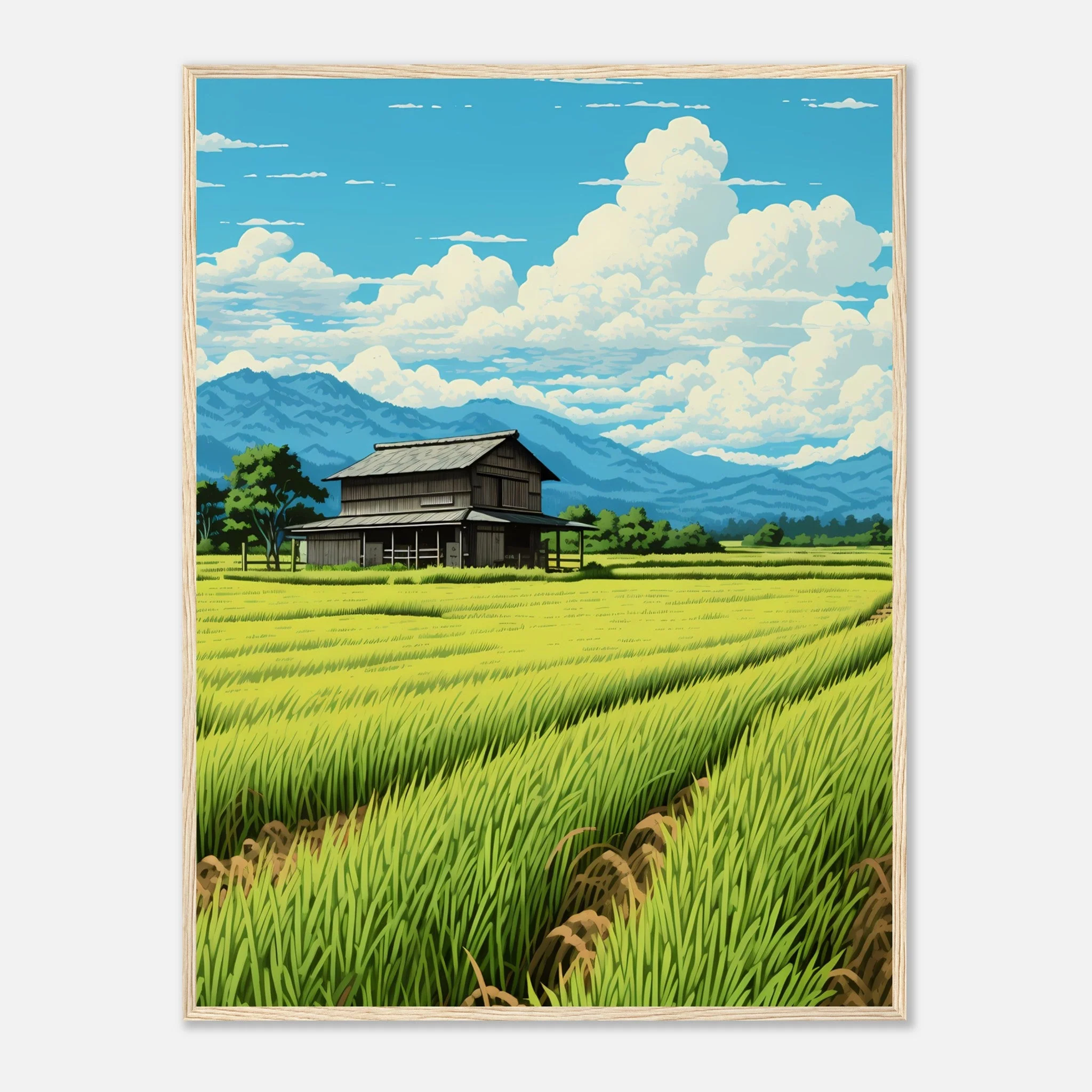 House In Ricefield - Poster - Image 7