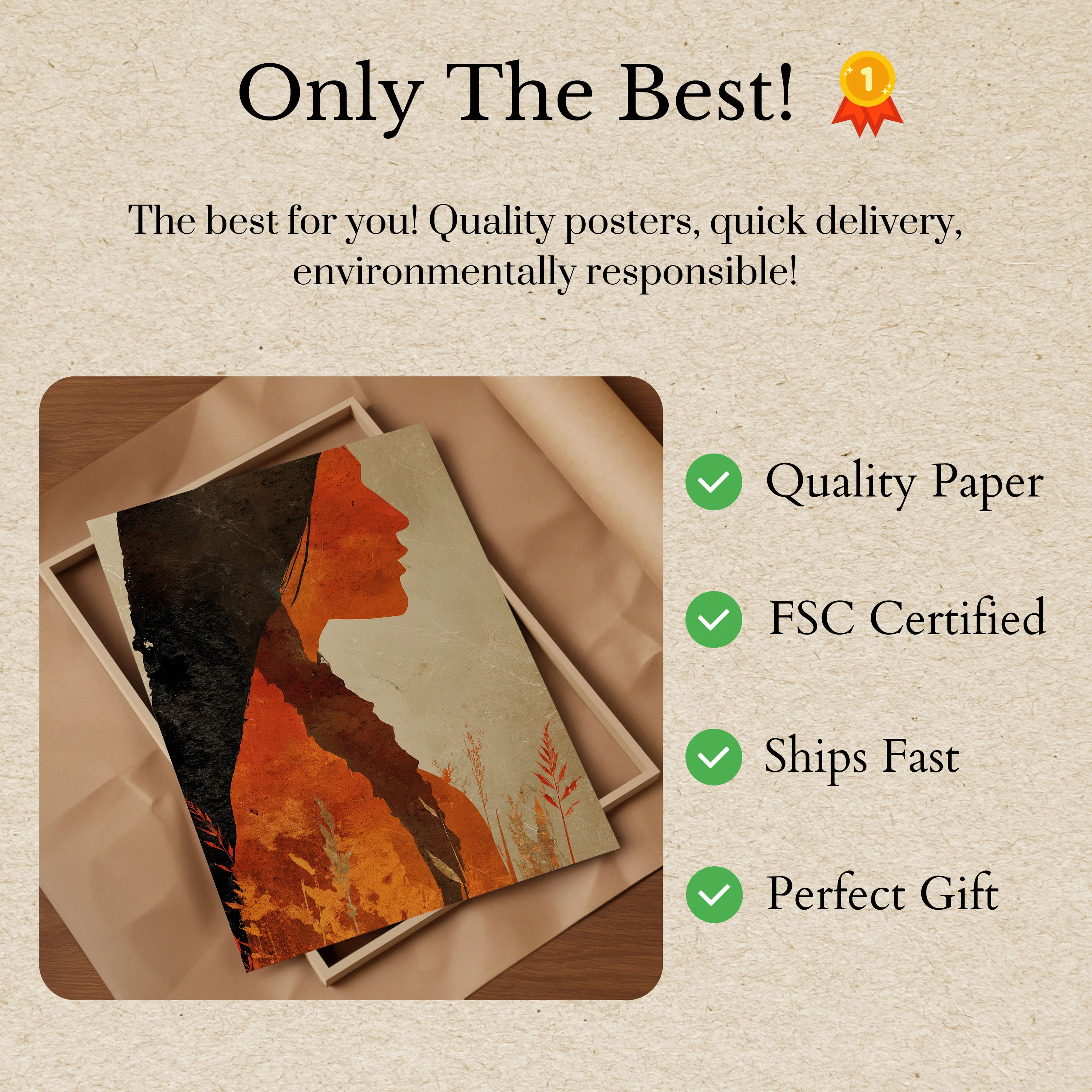 Indigenous Spirit Nature Poster - Image 3