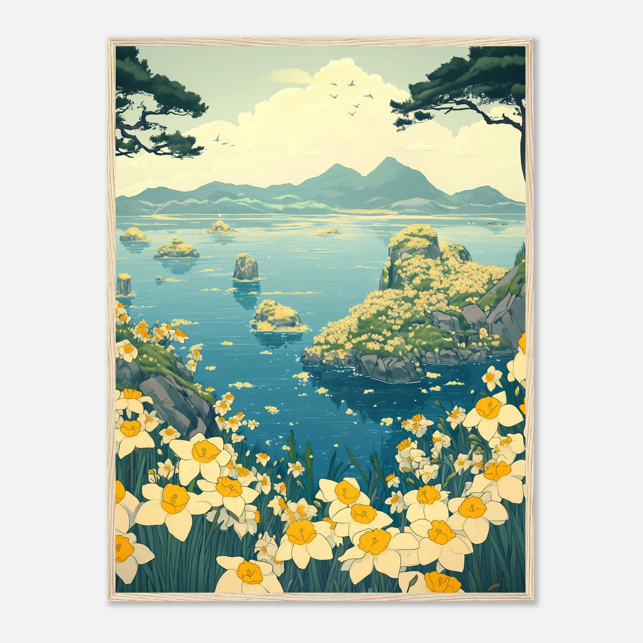 Japanese Spring Blossoms – Poster - Image 15