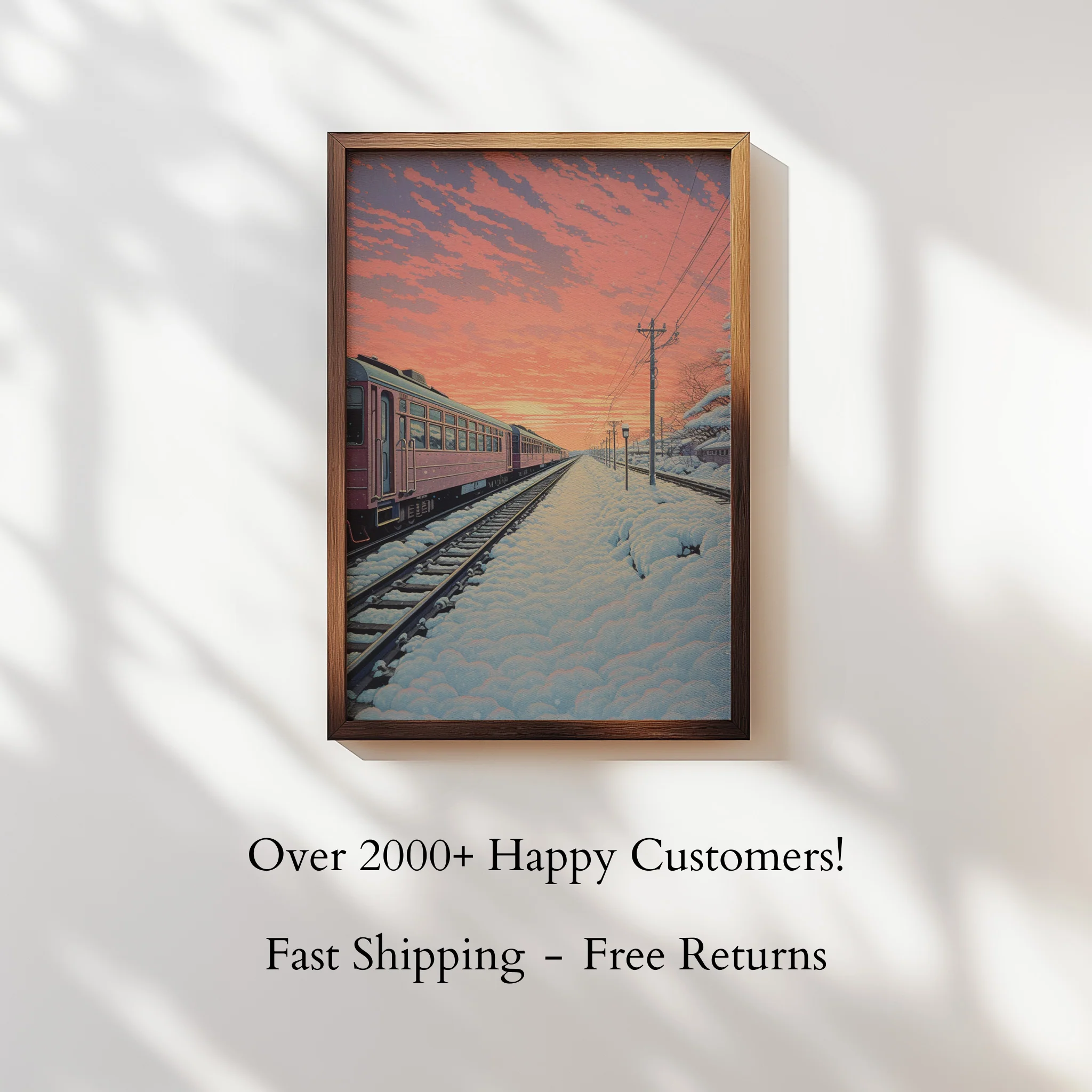 Japanese Train in Sunset - Poster - Image 5