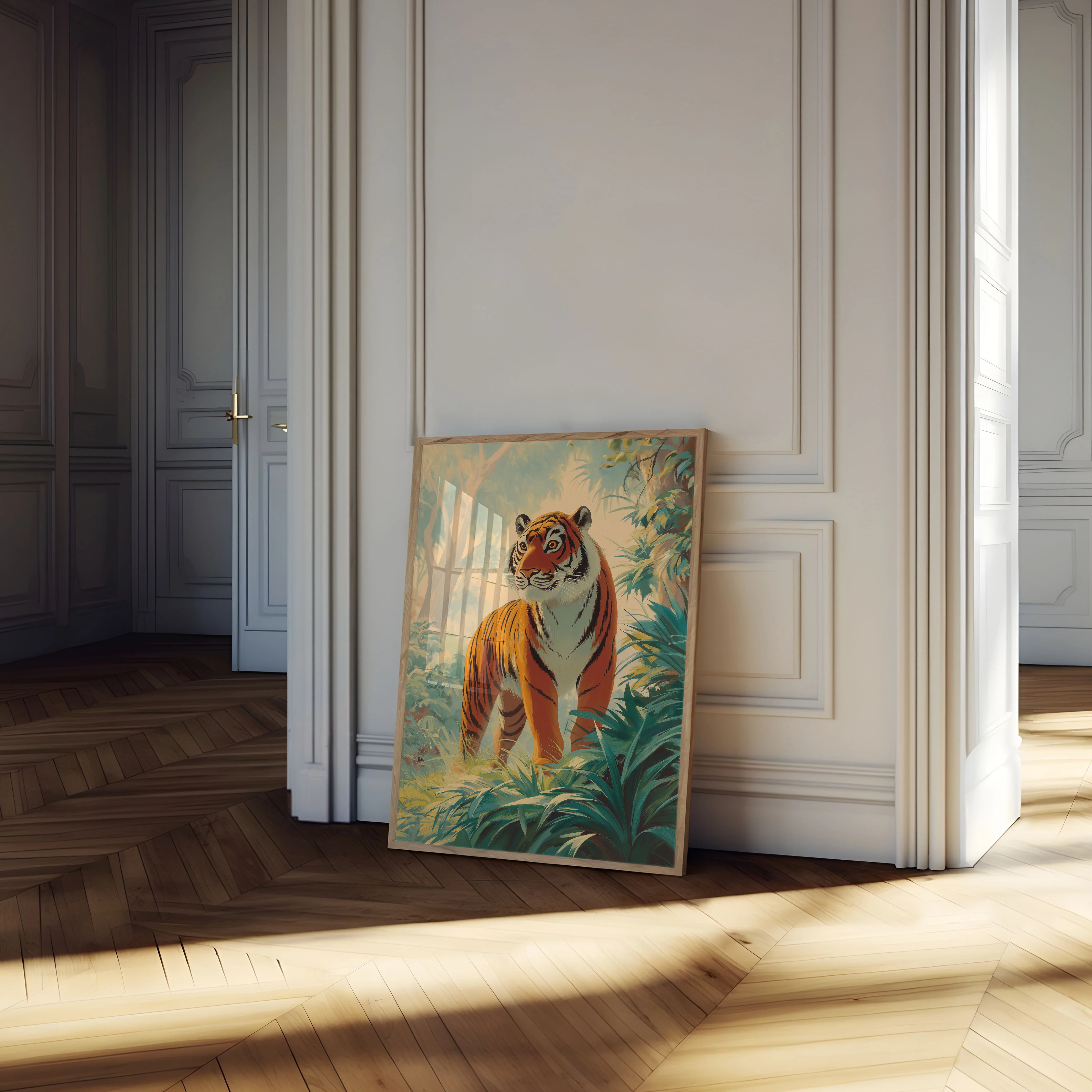 Majestic Tiger in Jungle Poster - Image 3