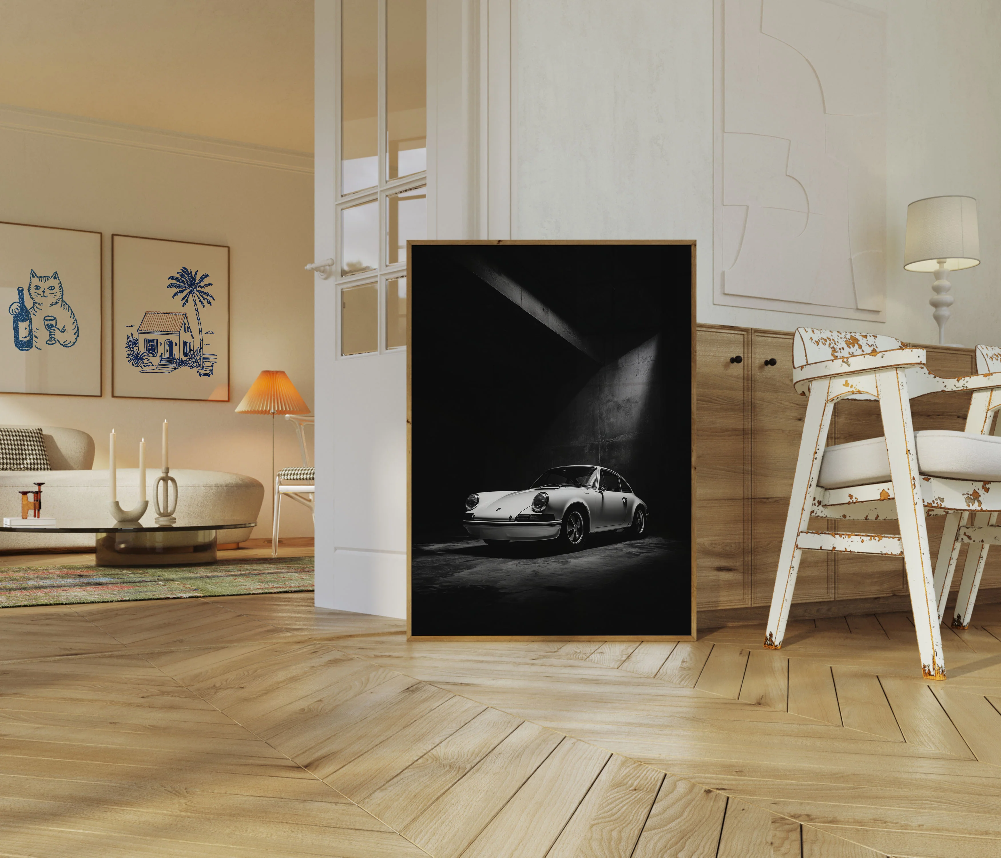 Midnight Classic Porsche Poster - Image 5