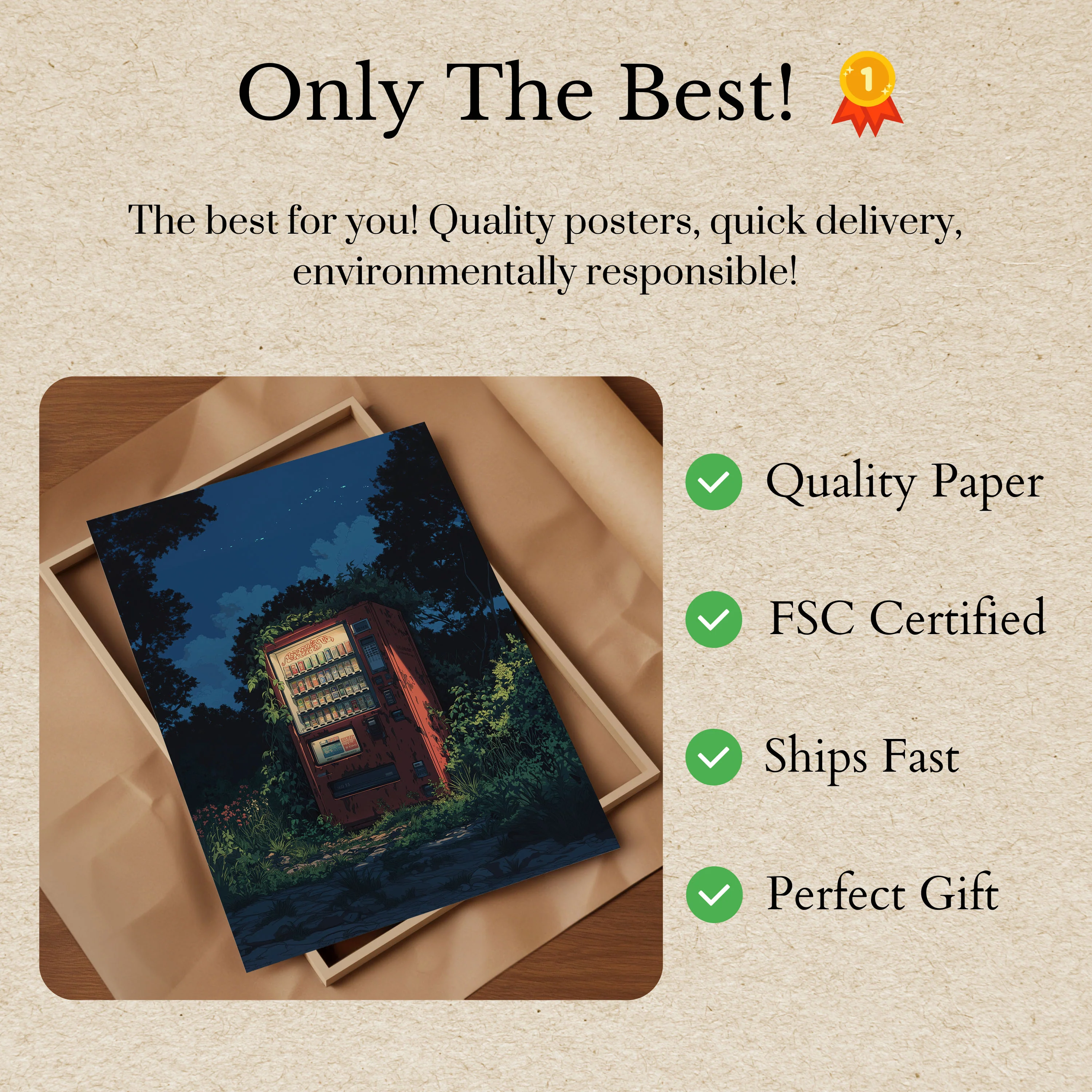 Midnight Vending Sanctuary Poster - Image 3