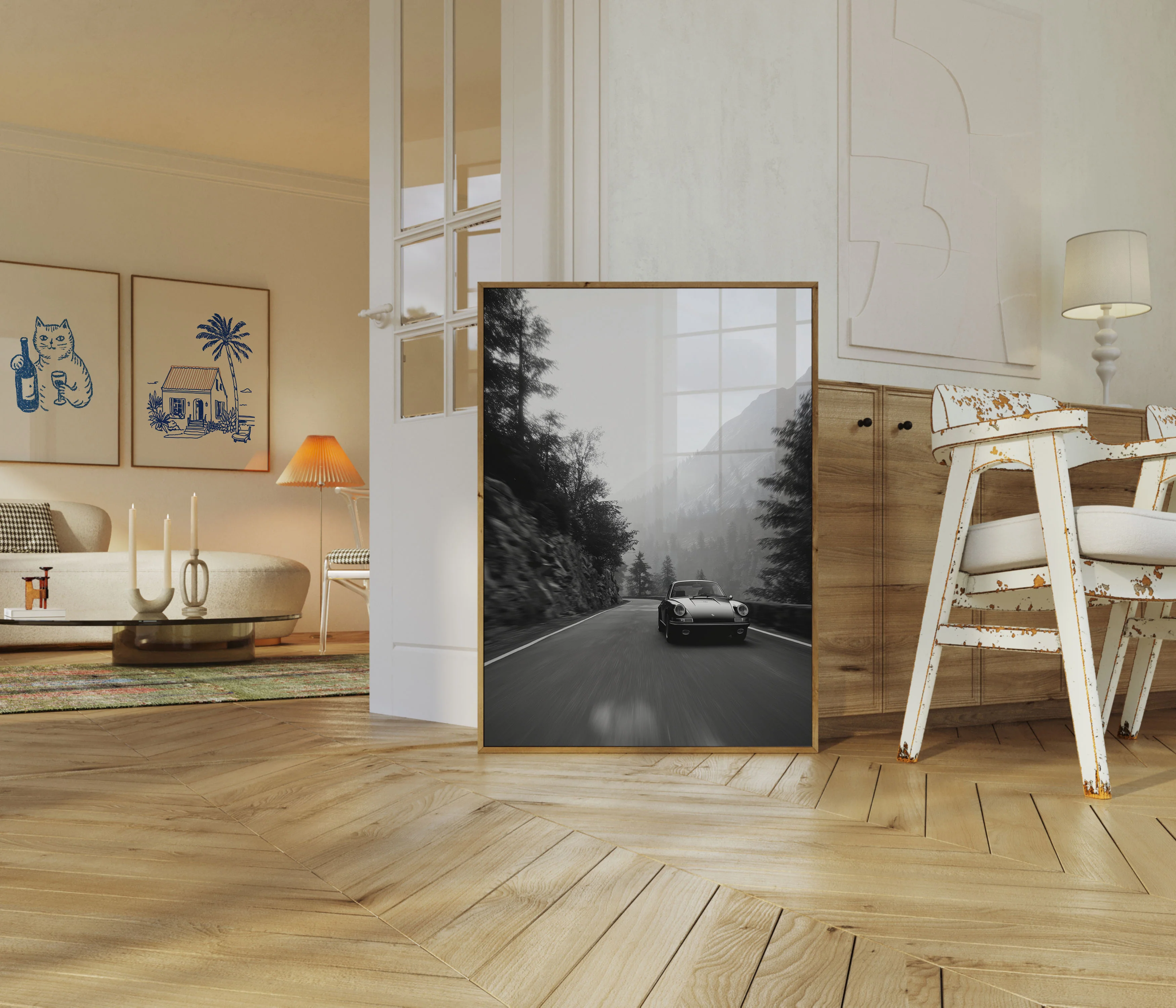 Mountain Road Classic Porsche Poster - Image 5