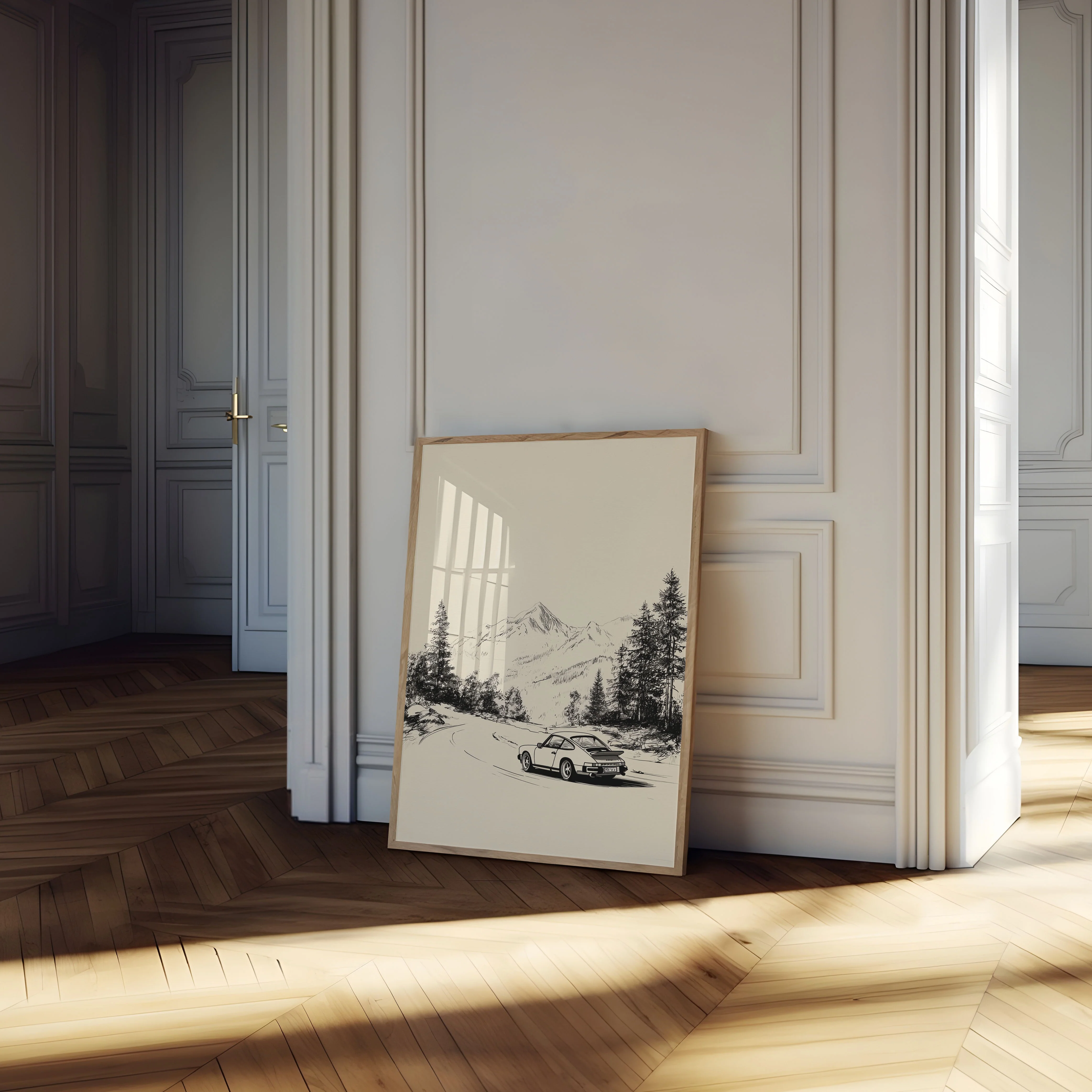 Mountain Road Classic Porsche Poster - Image 4