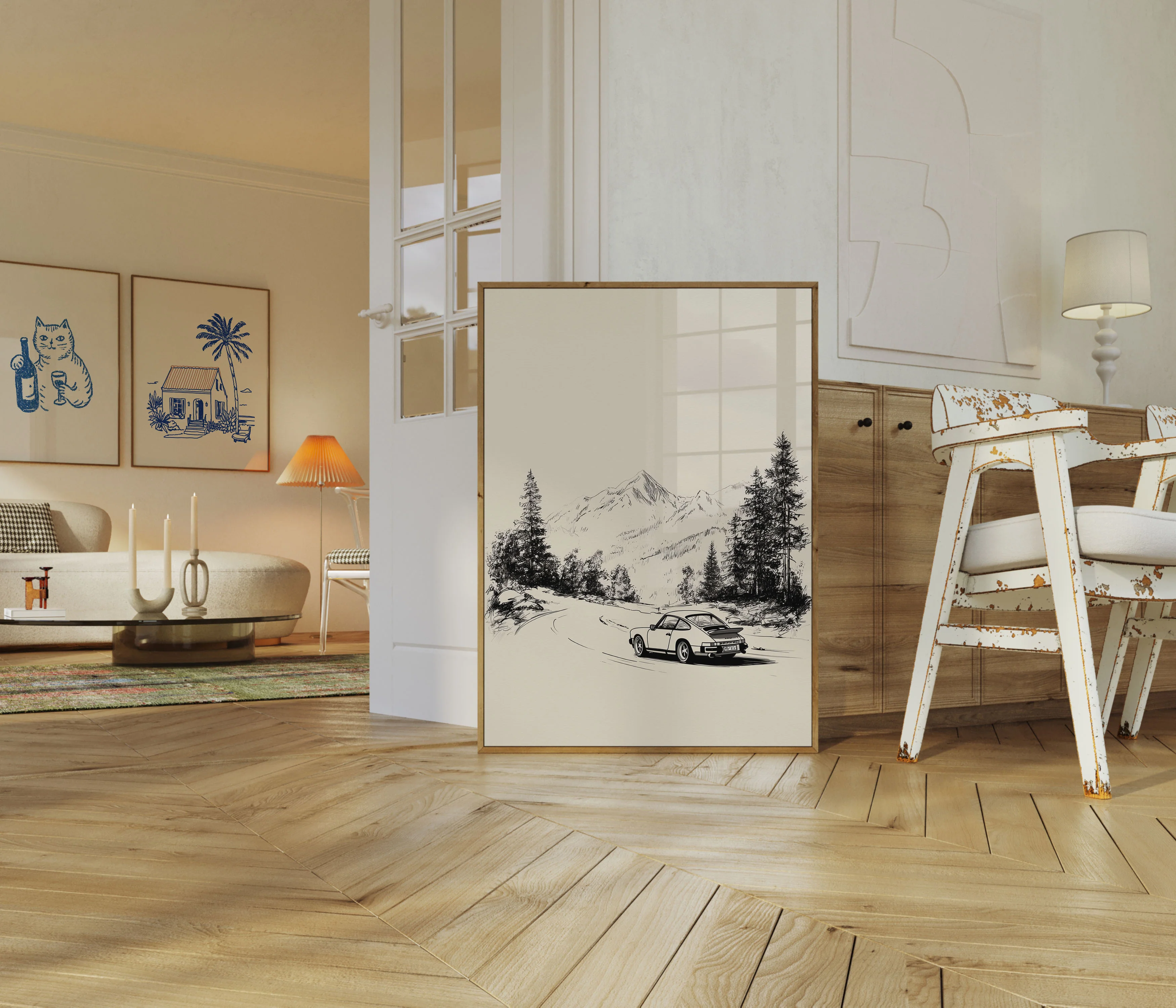 Mountain Road Classic Porsche Poster - Image 5