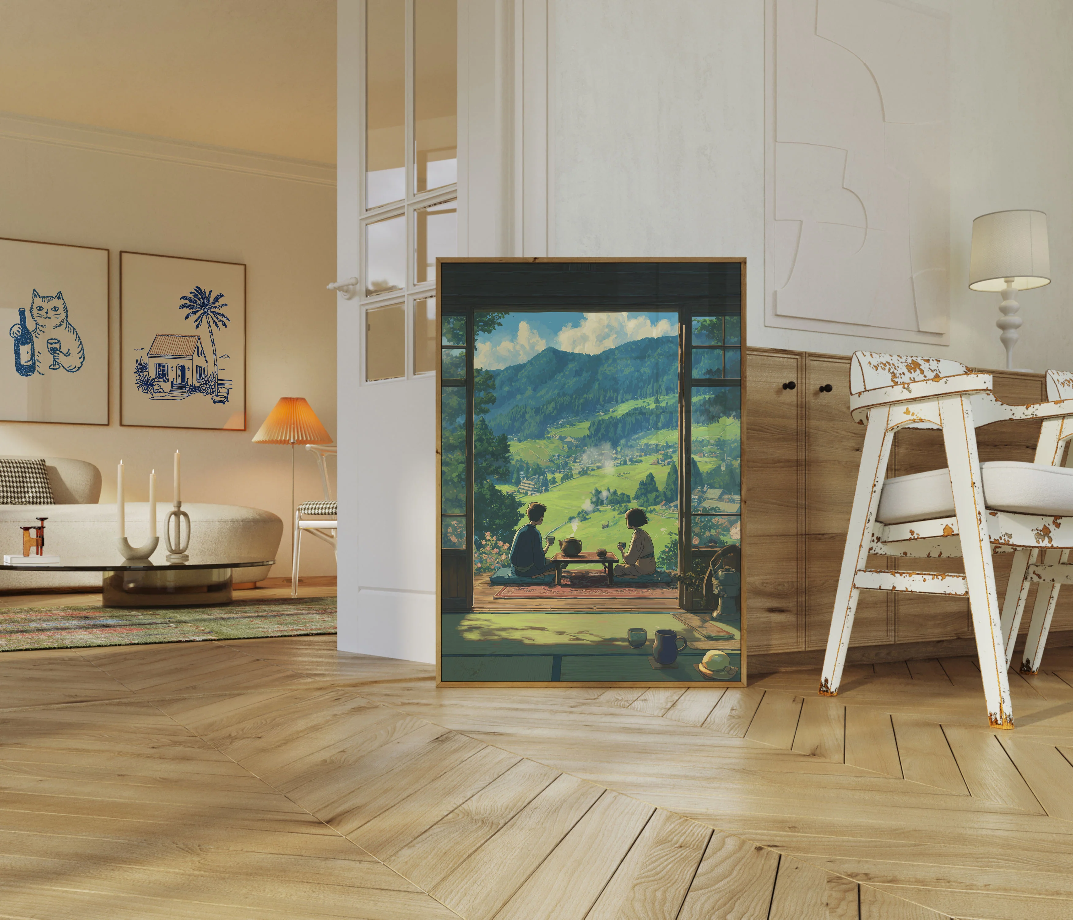 Mountain Tea Time Poster - Image 5