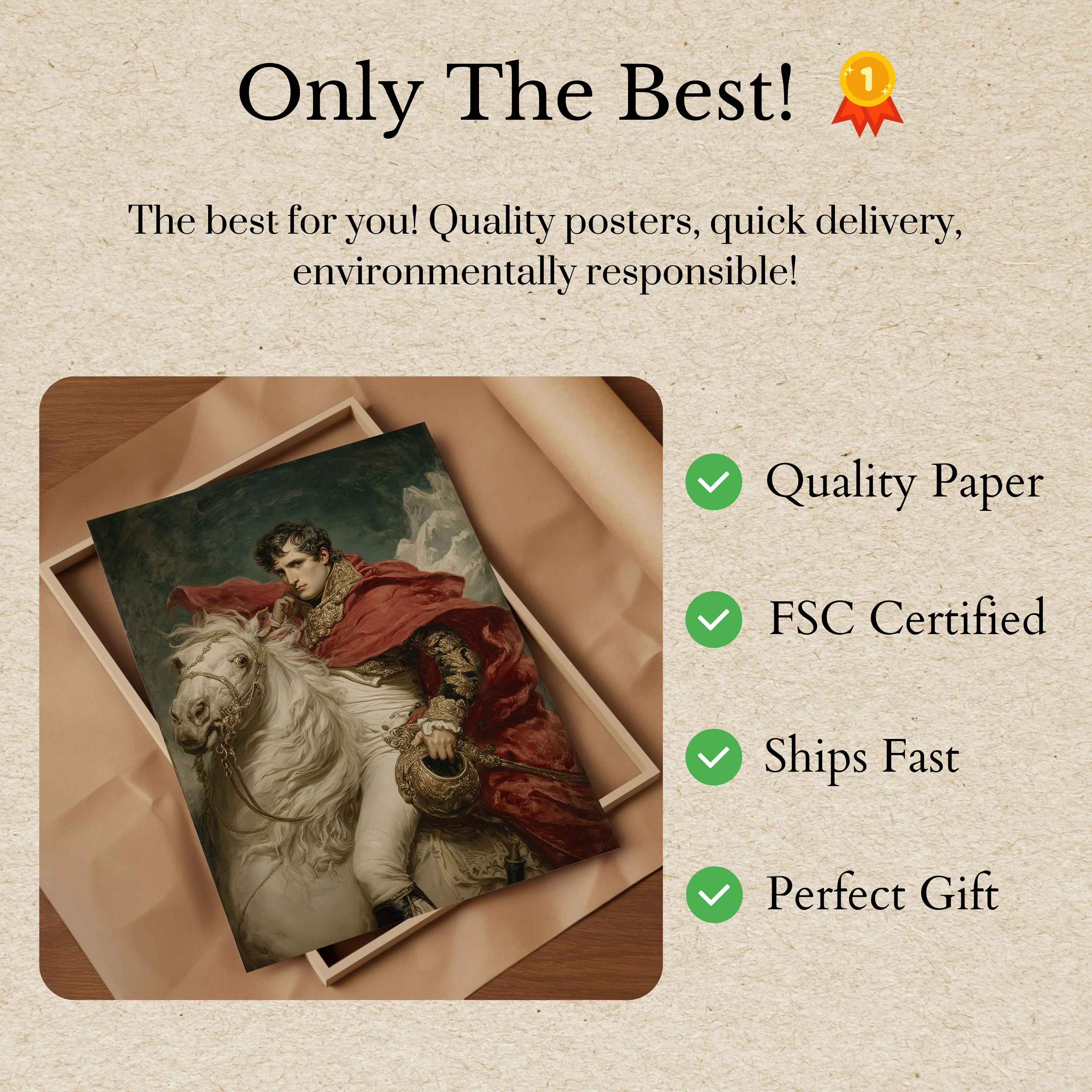 Napoleon Majestic Stallion Poster - Image 3