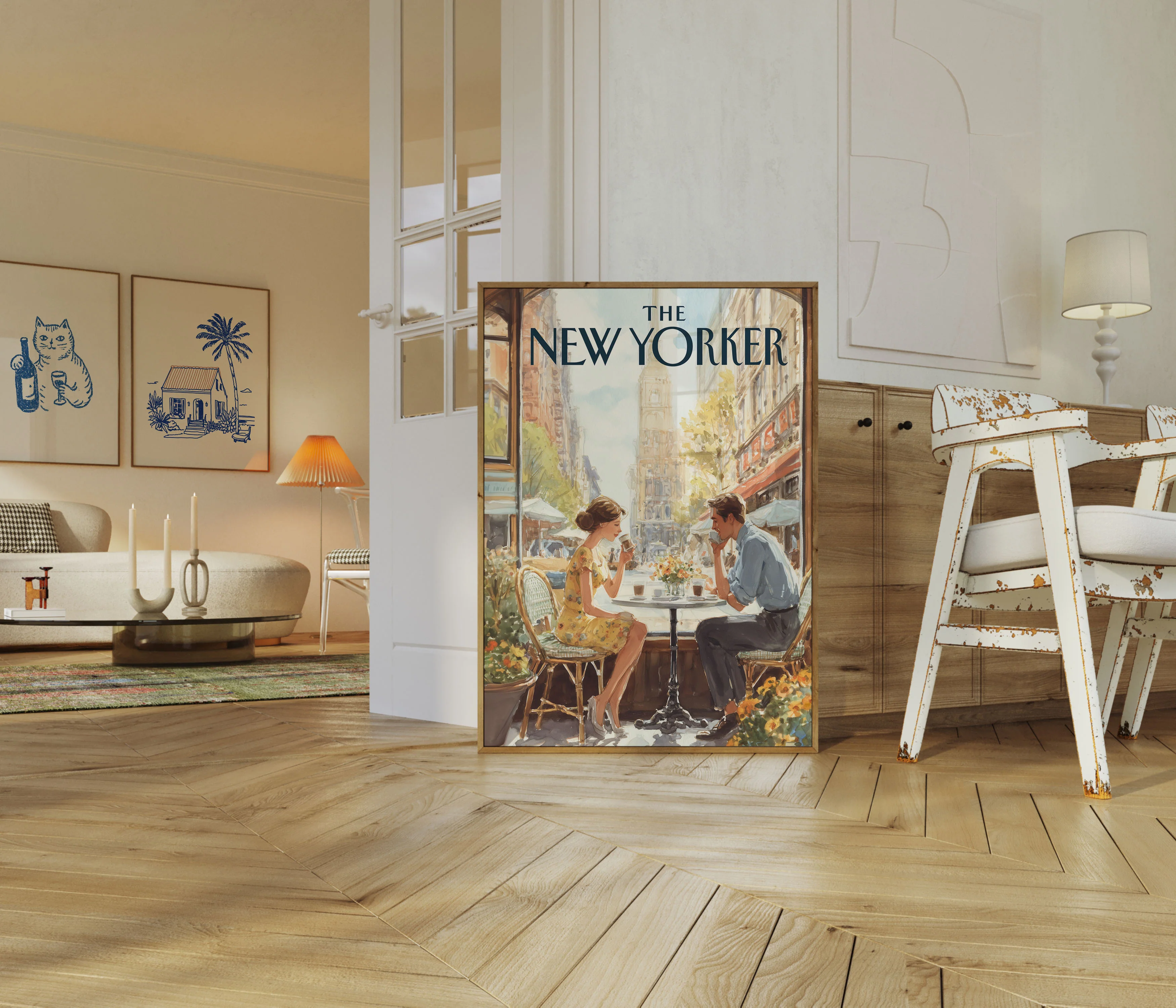 New York City Cafe Romance Poster - Image 5