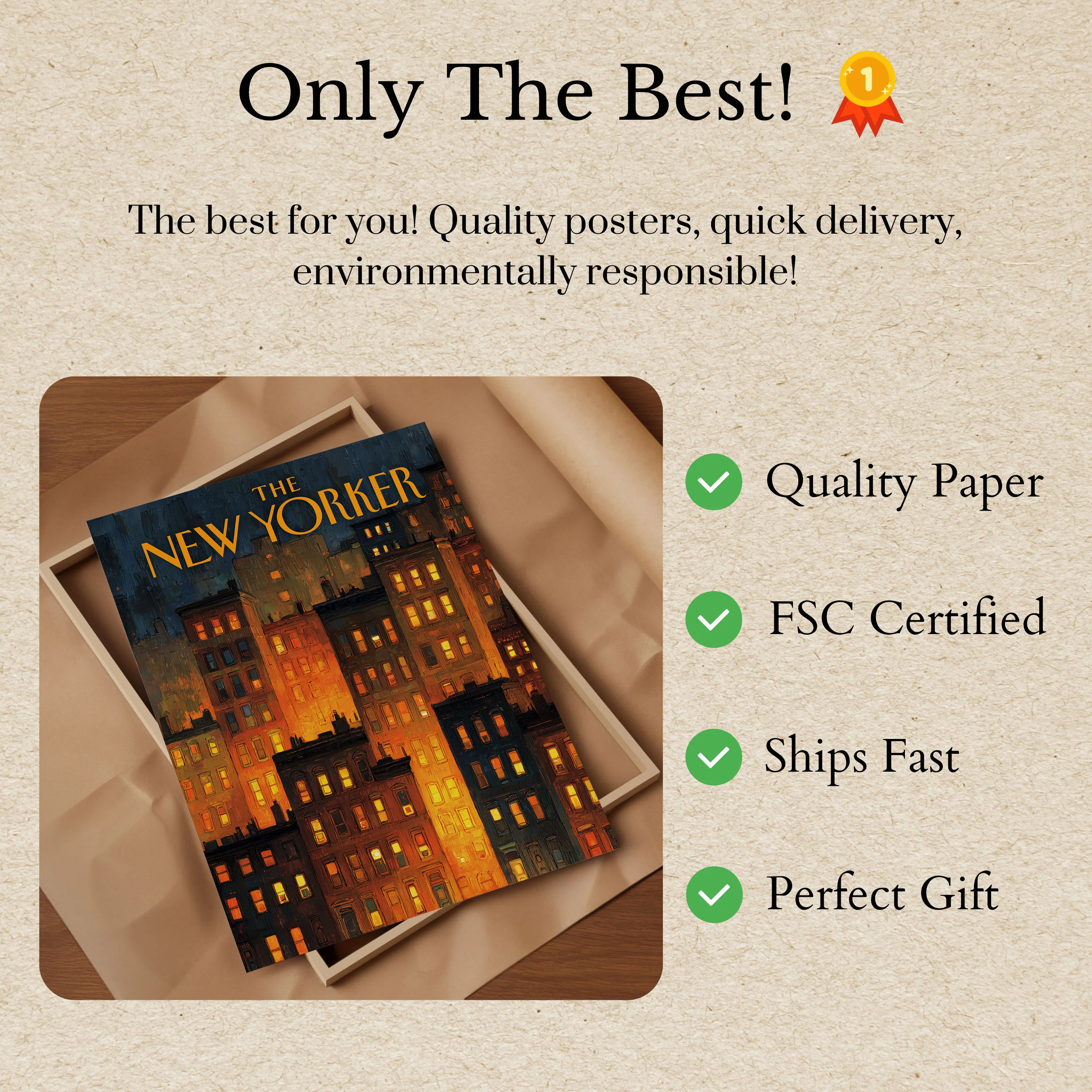 New York City Night Lights Poster - Image 3