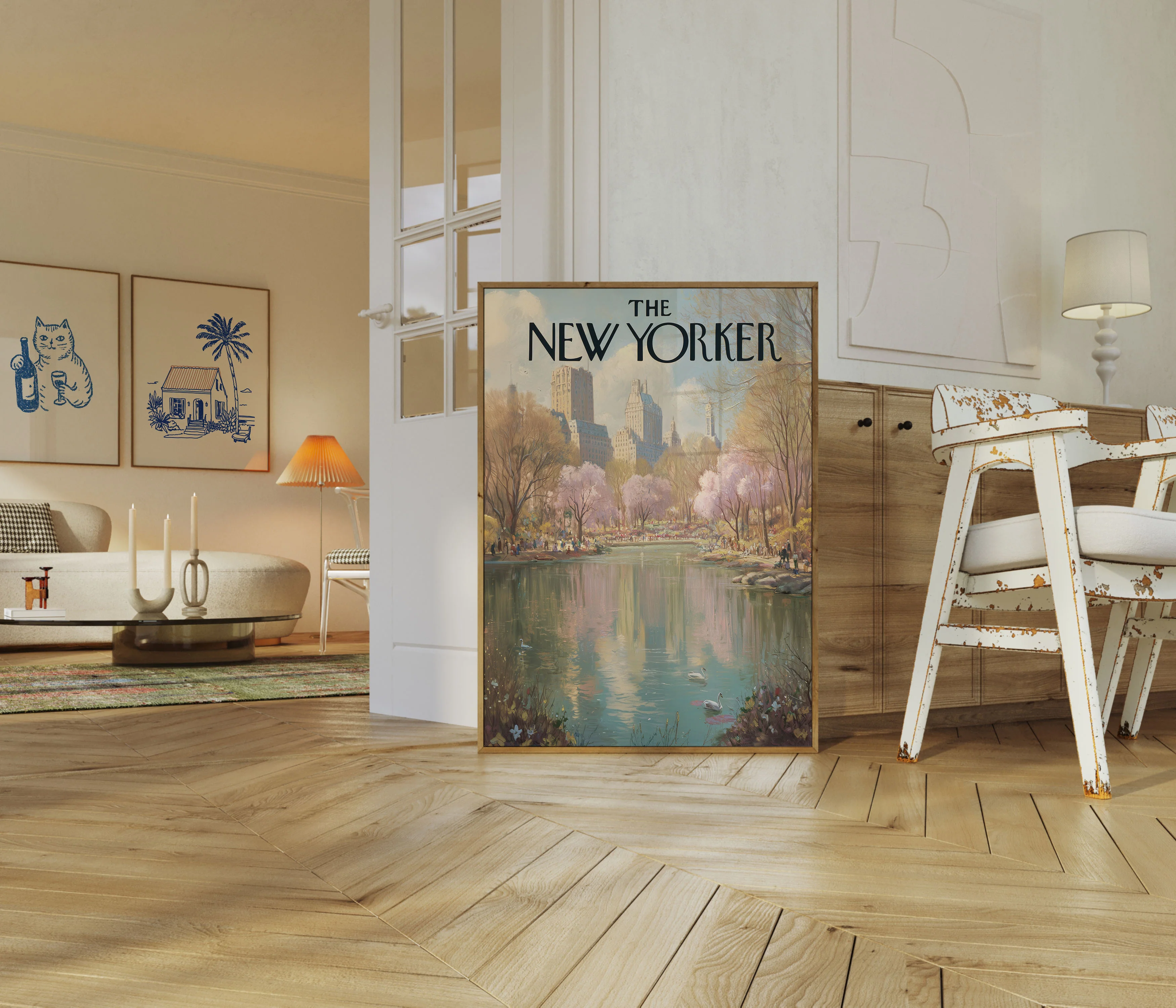 New York City Spring Reflections Poster - Image 5