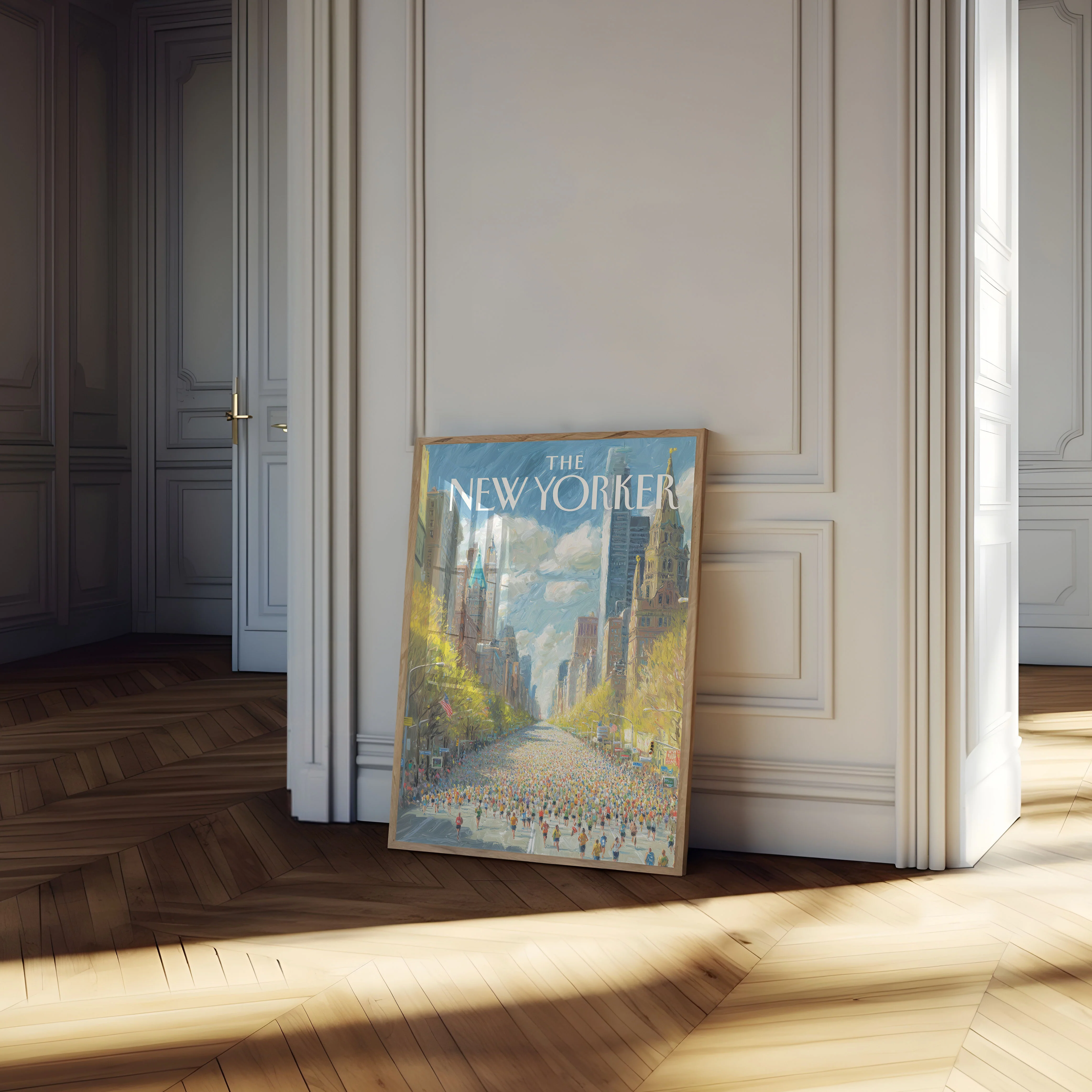 New York Marathon Cityscape Poster - Image 4