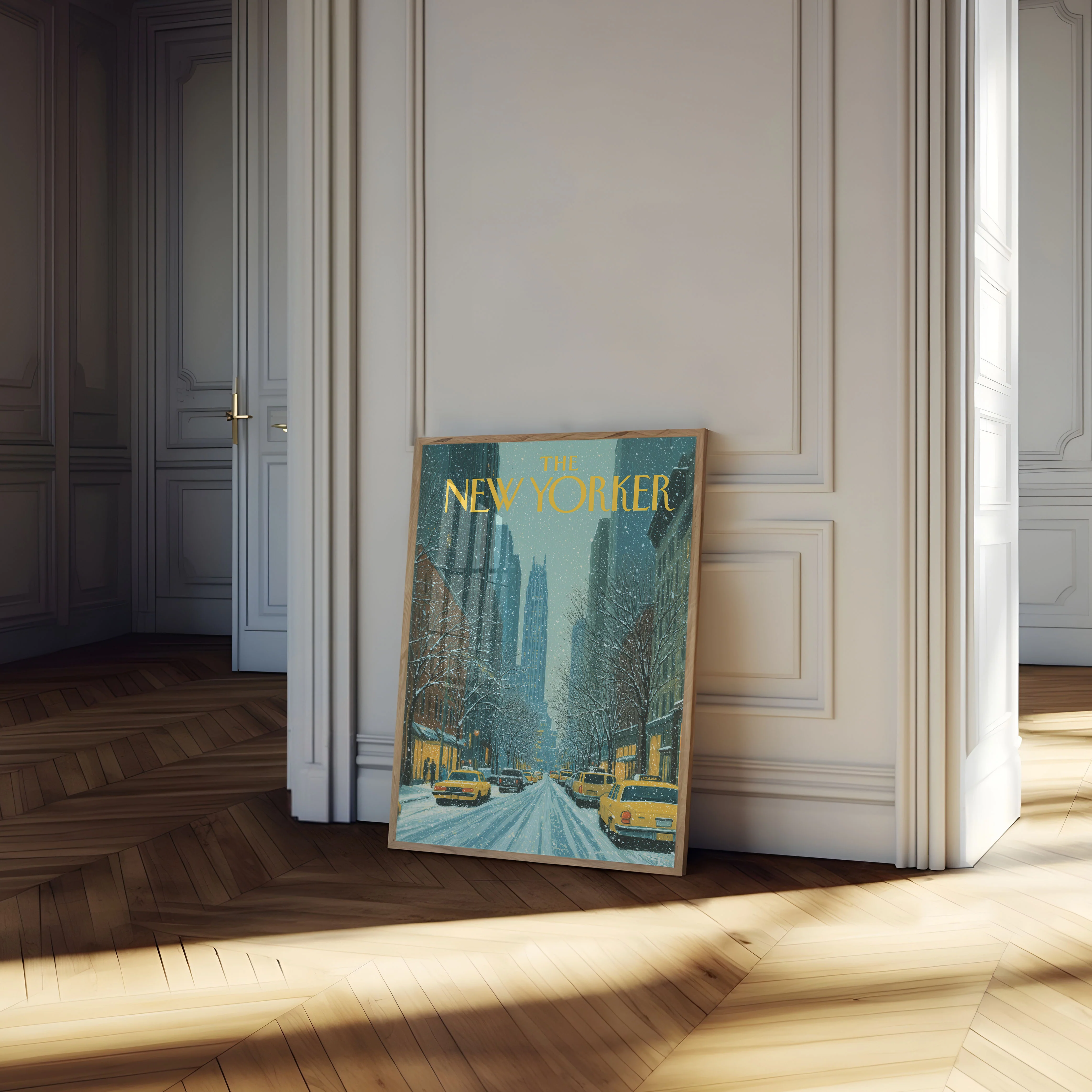 New York Winter Cityscape Poster - Image 4