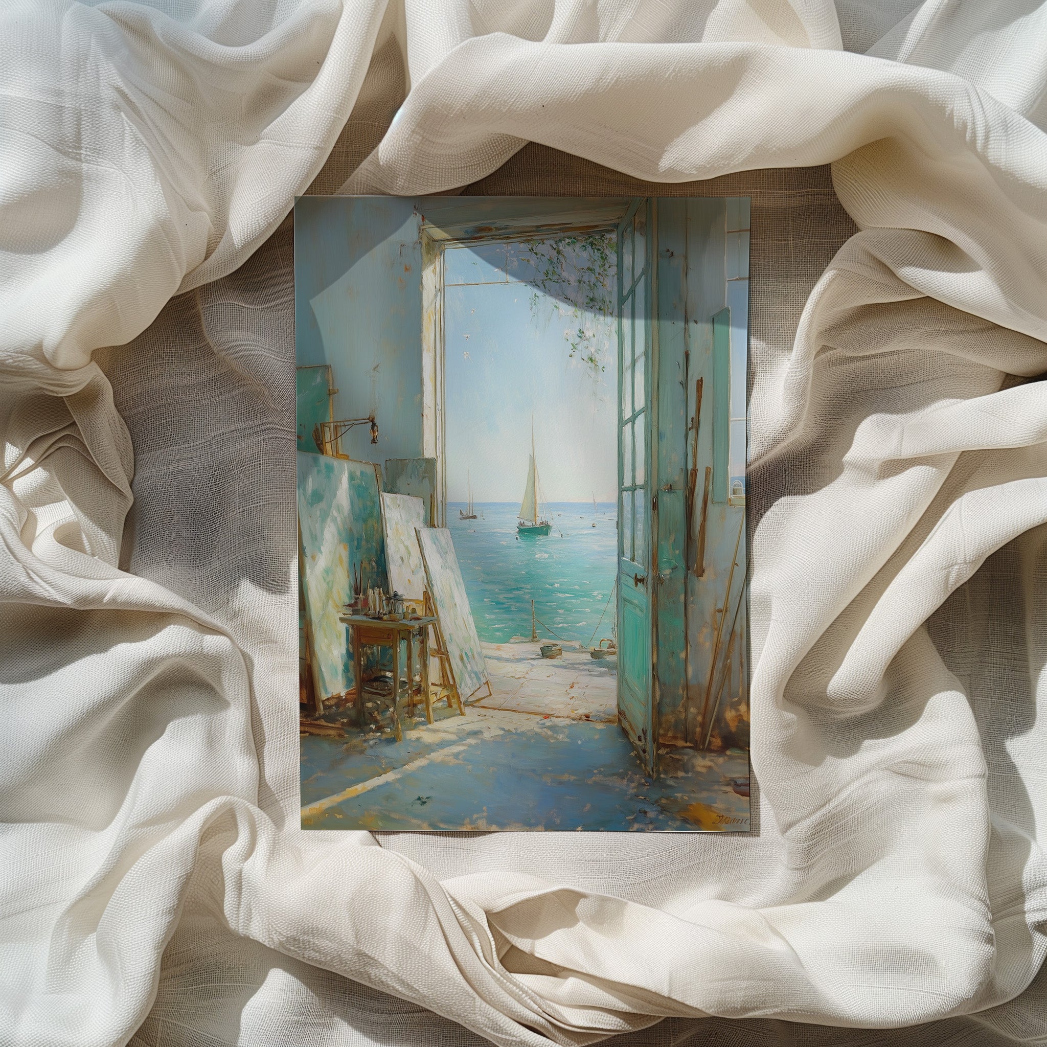 Painting by the Ocean Breeze - Image 3