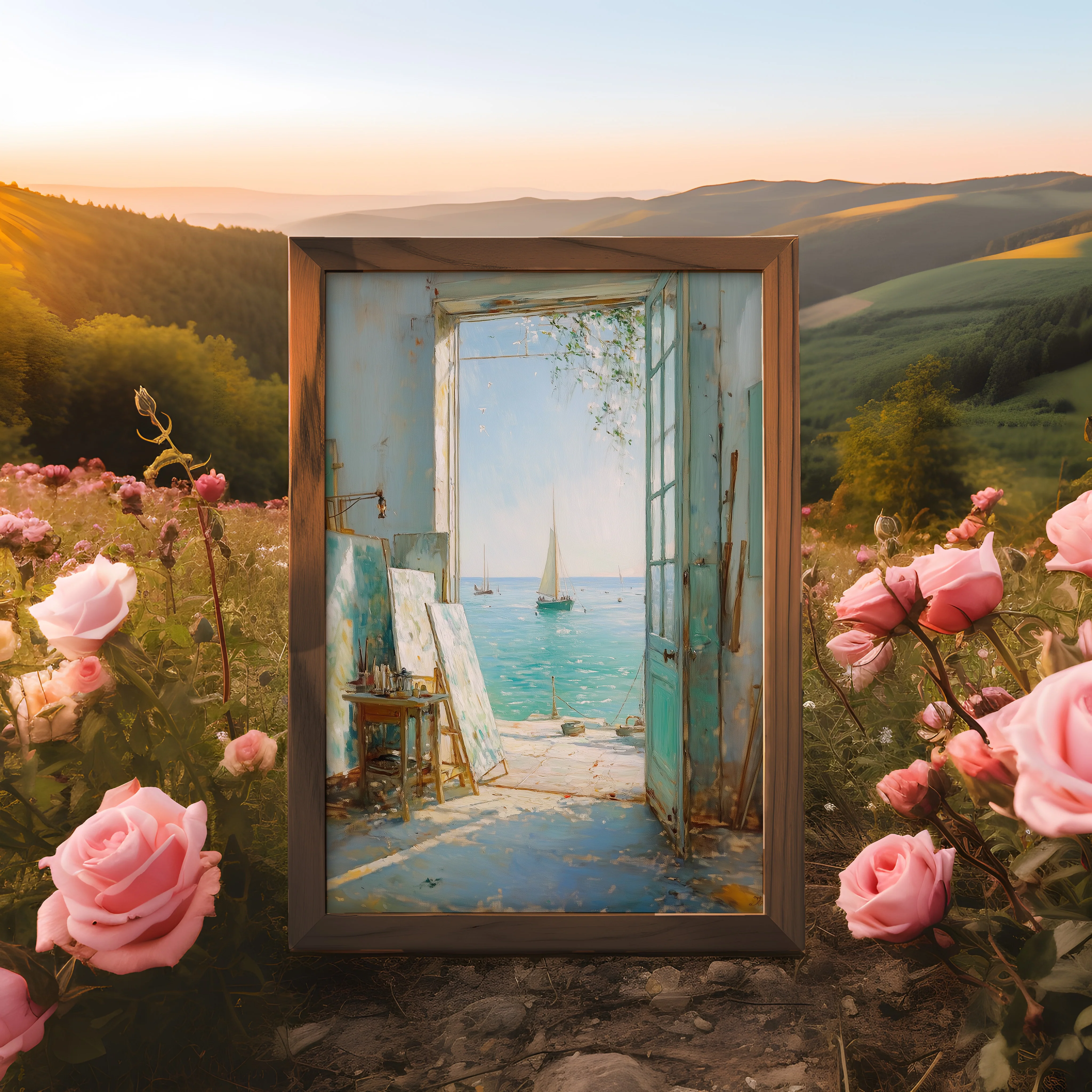 Painting by the Ocean Breeze - Image 4