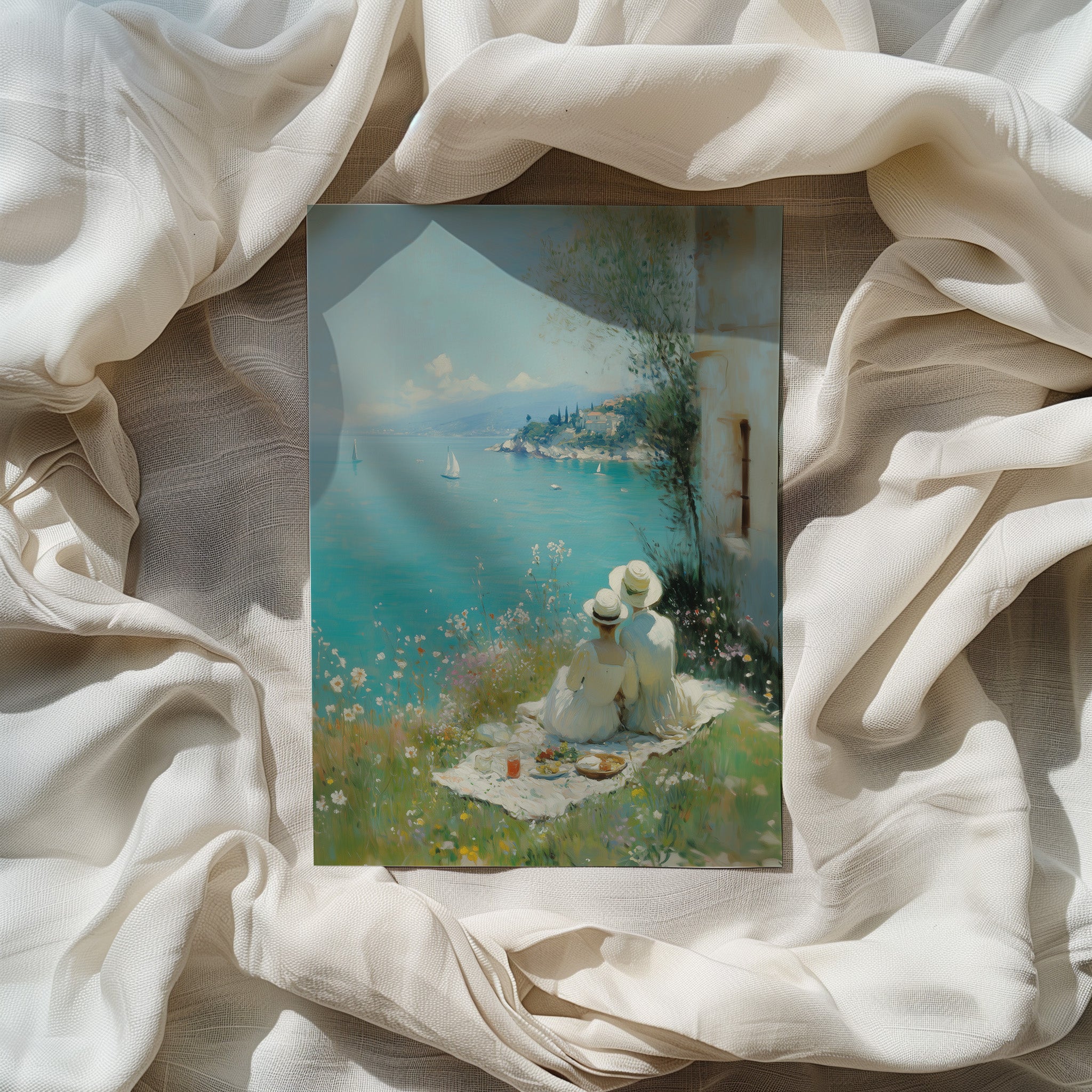 Picnic by the Azure Sea - Image 3