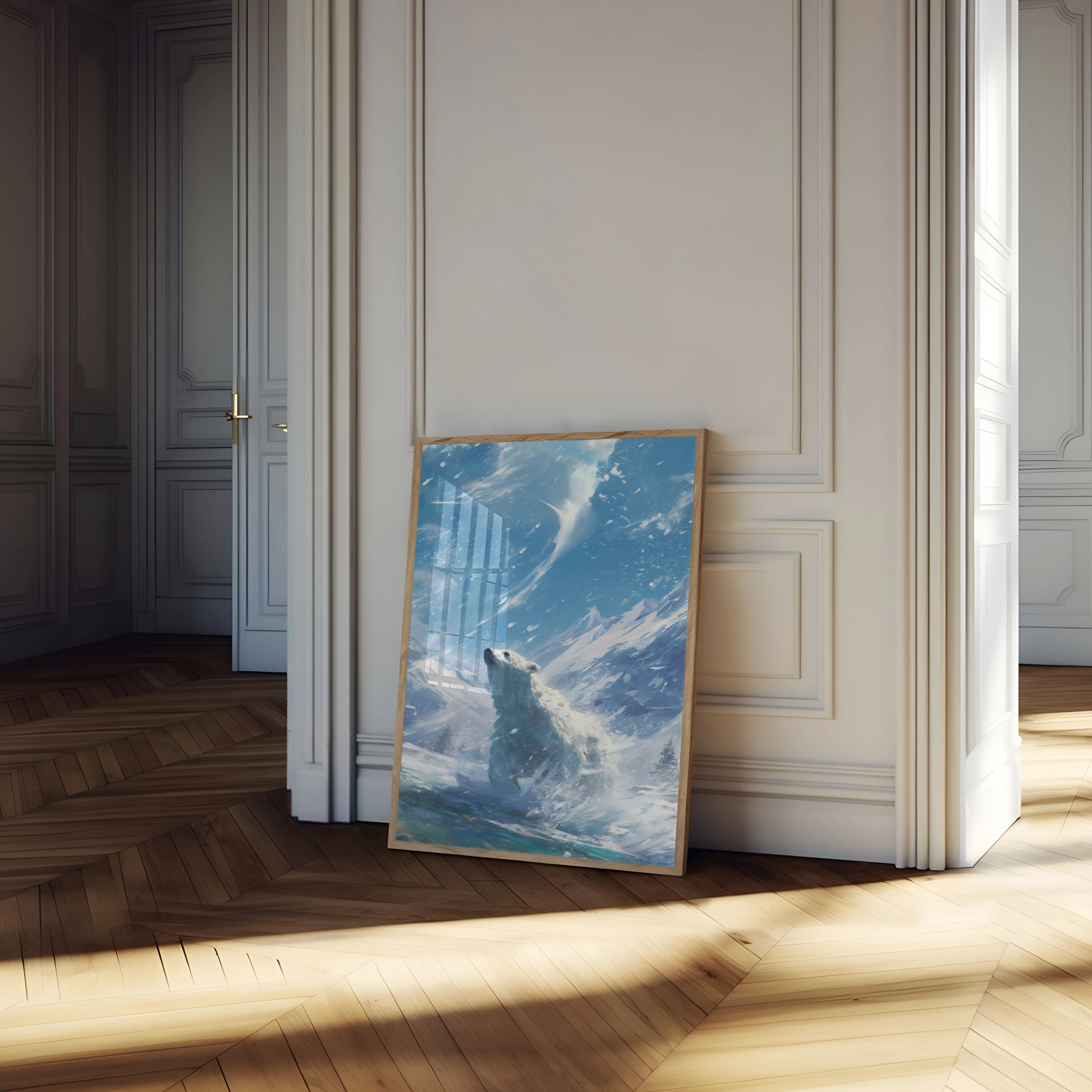 Polar Bear Winter Majesty Poster - Image 4