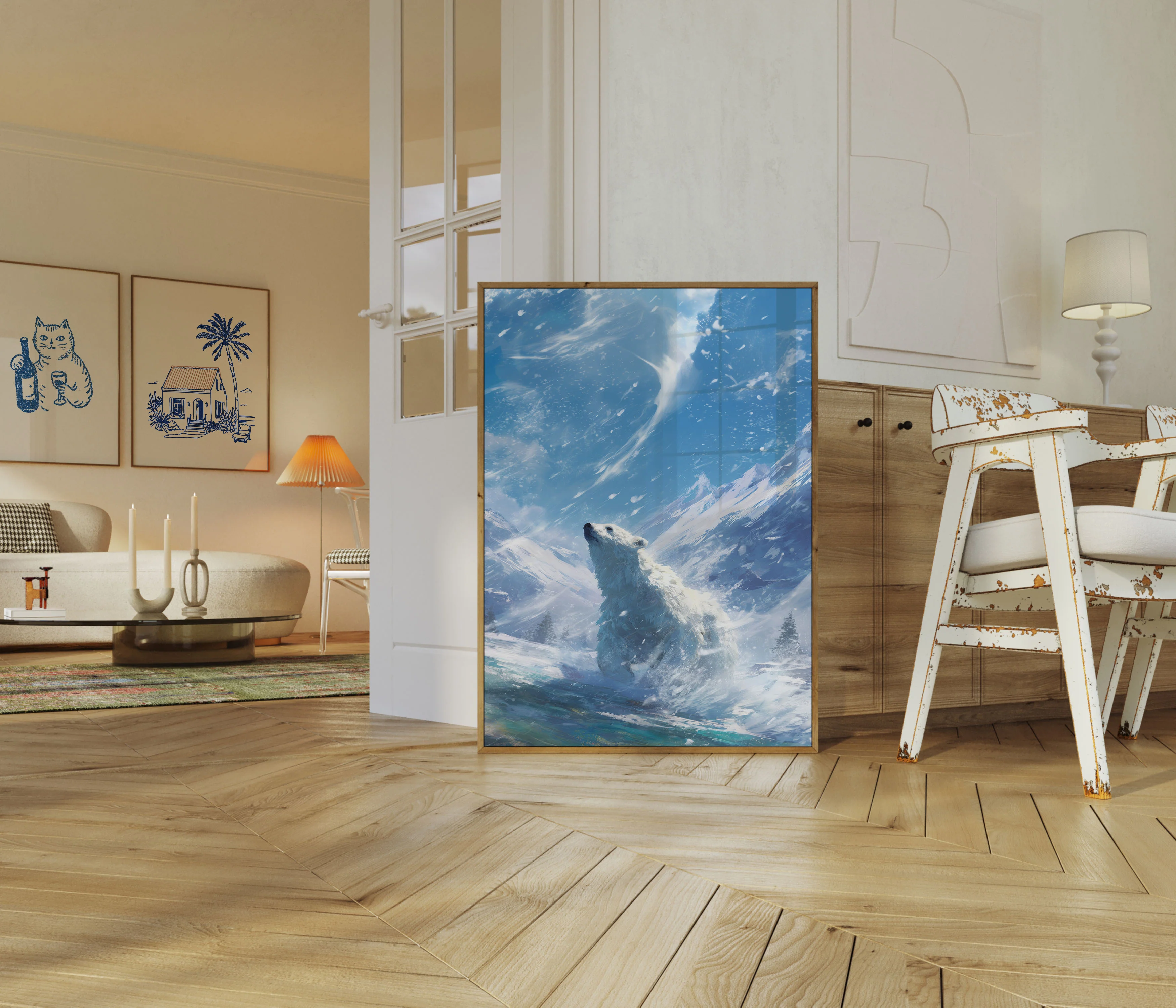 Polar Bear Winter Majesty Poster - Image 5