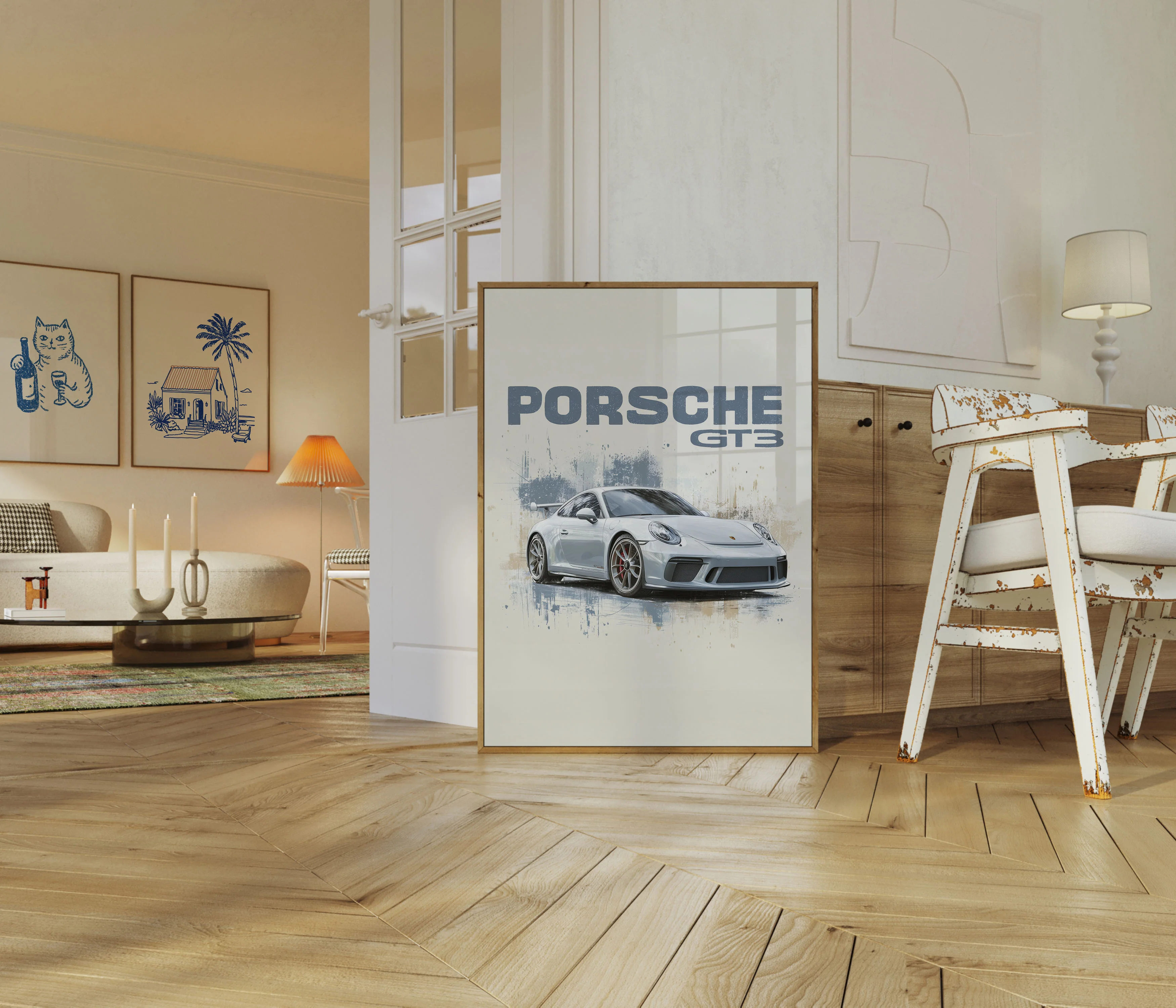 Porsche GT3 Classic Automotive Poster - Image 5