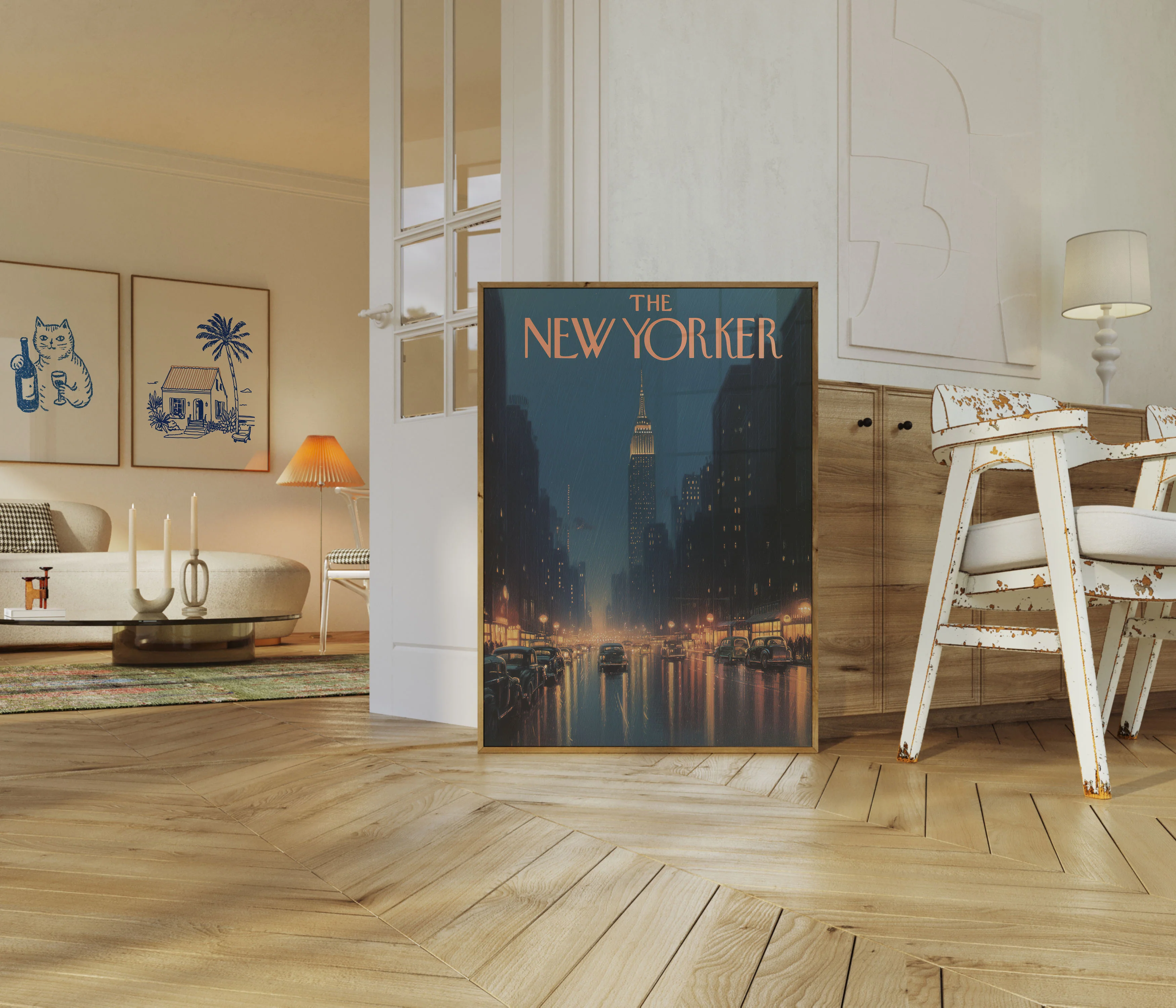 Rainy New York City Night Poster - Image 5