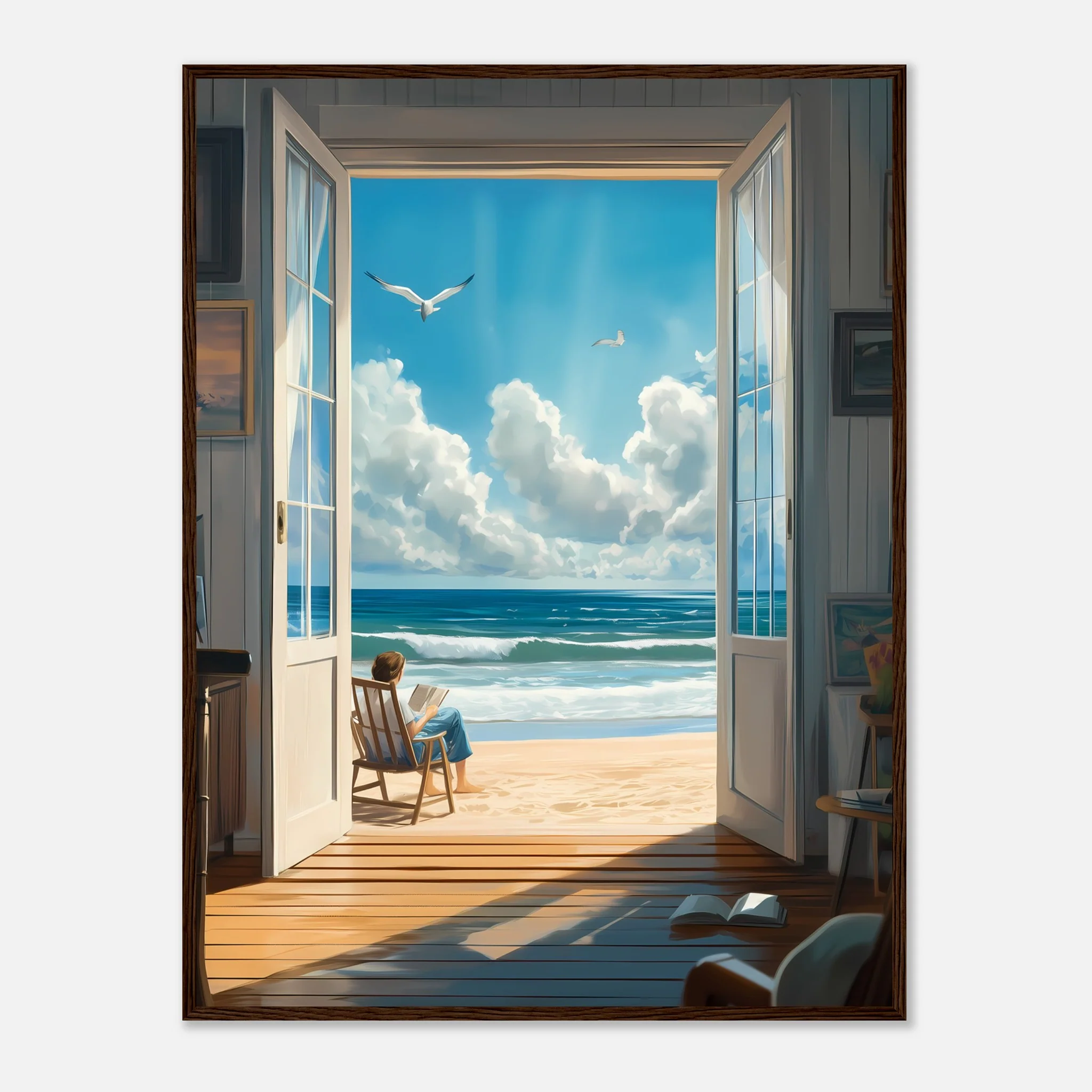 Reading by Shore – Poster - Image 12