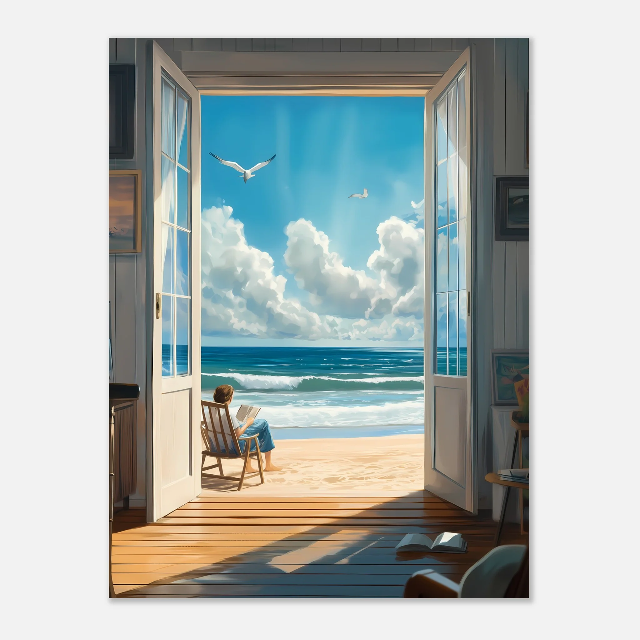 Reading by Shore – Poster - Image 13