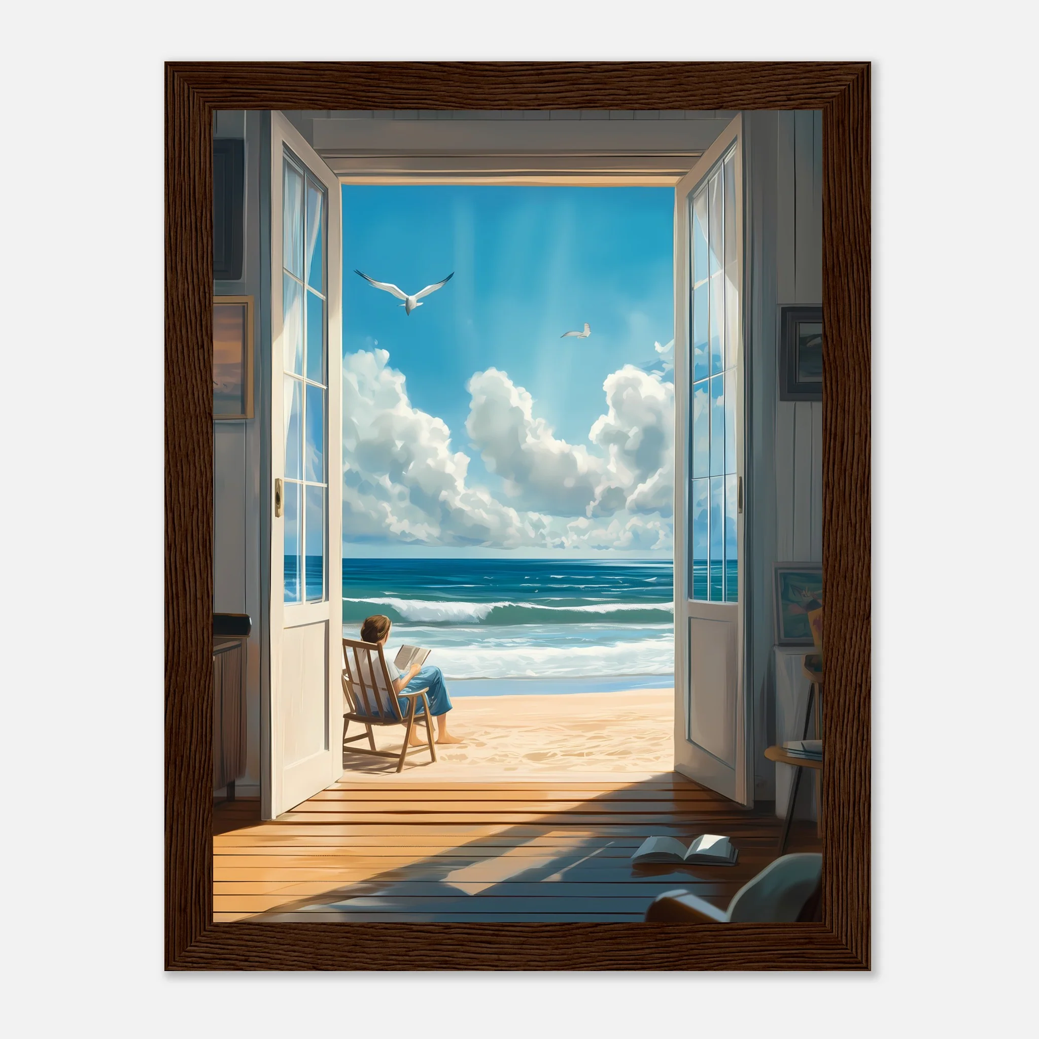 Reading by Shore – Poster - Image 14