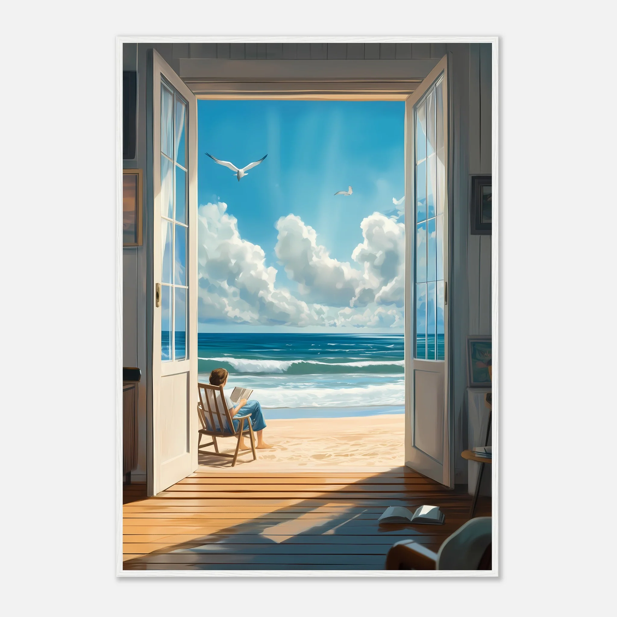 Reading by Shore – Poster - Image 15