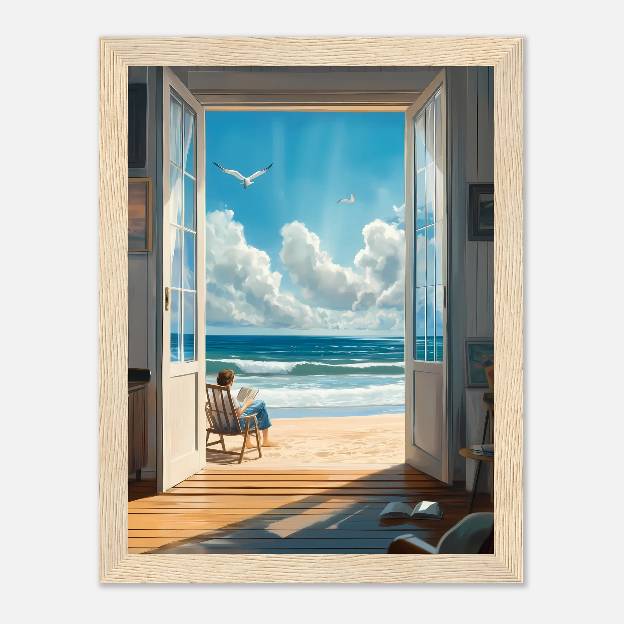 Reading by Shore – Poster - Image 21