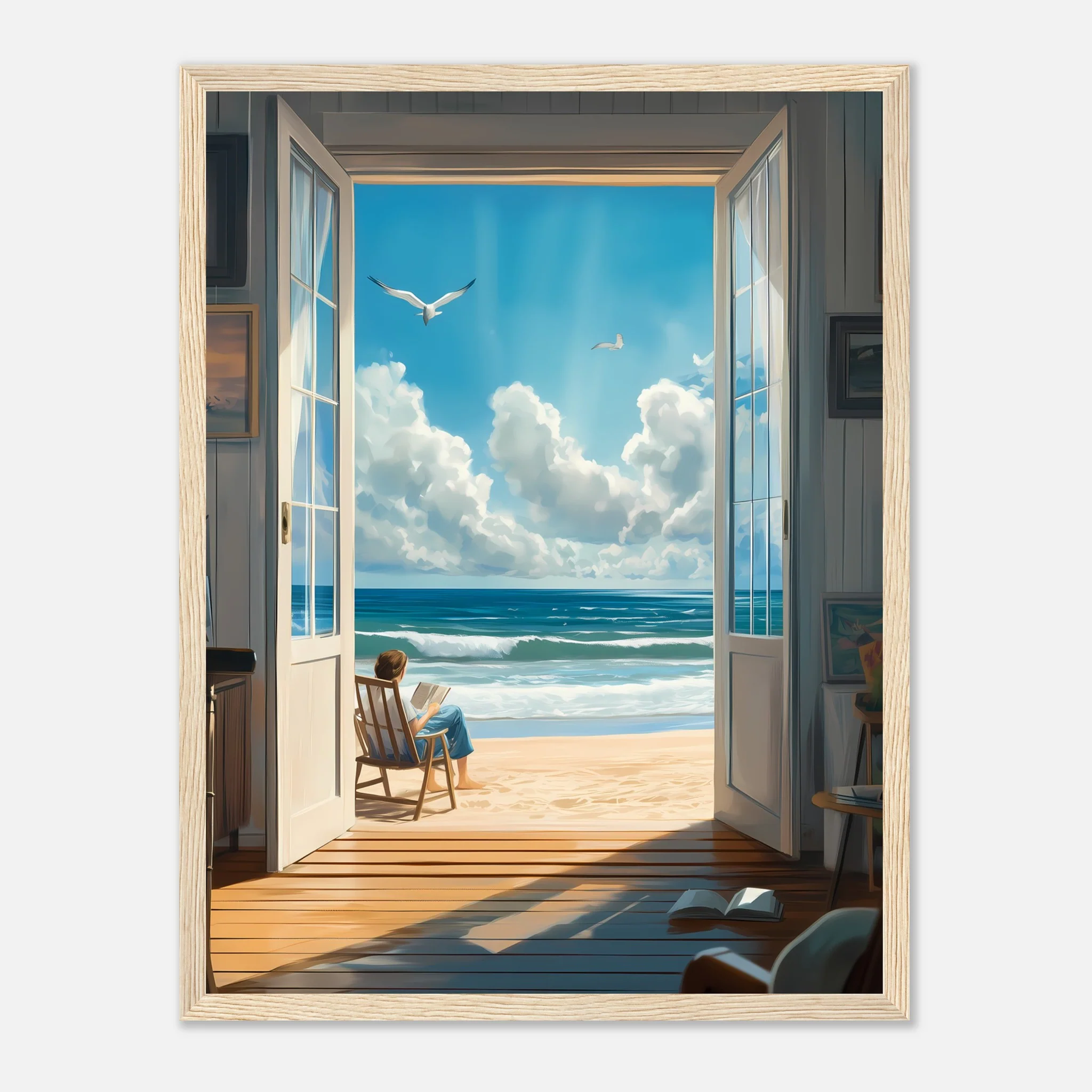 Reading by Shore – Poster - Image 23