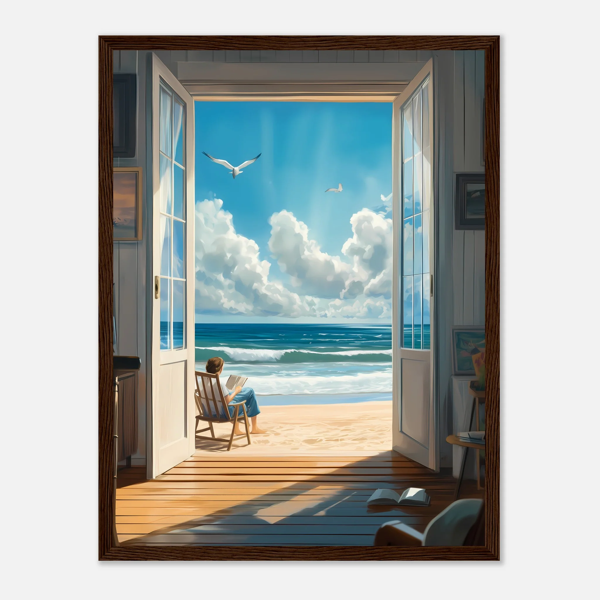 Reading by Shore – Poster - Image 26