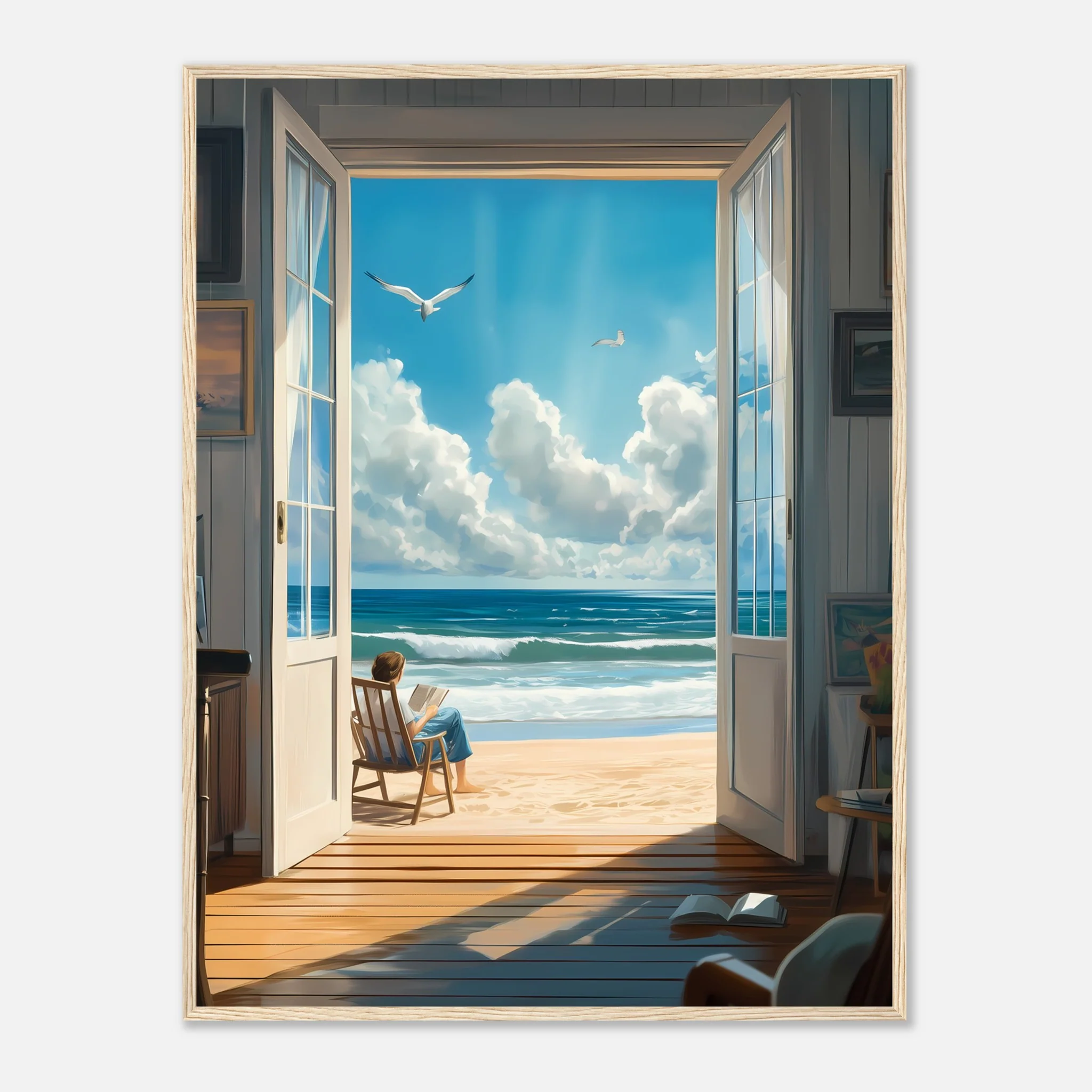 Reading by Shore – Poster - Image 27