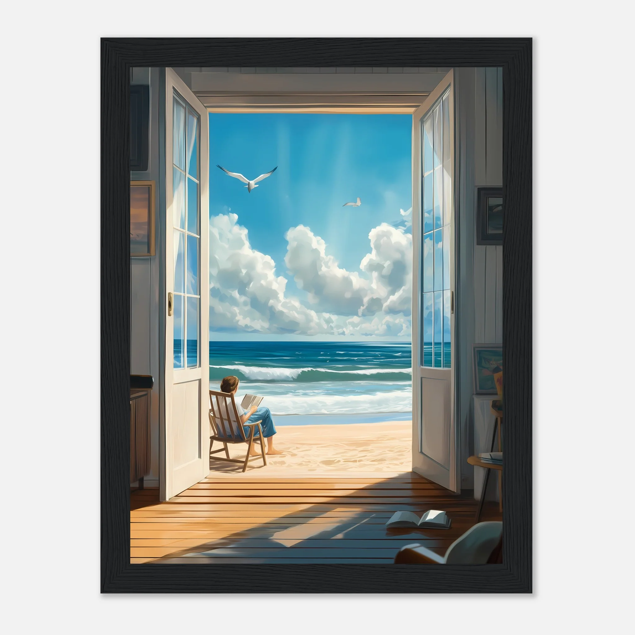 Reading by Shore – Poster - Image 29