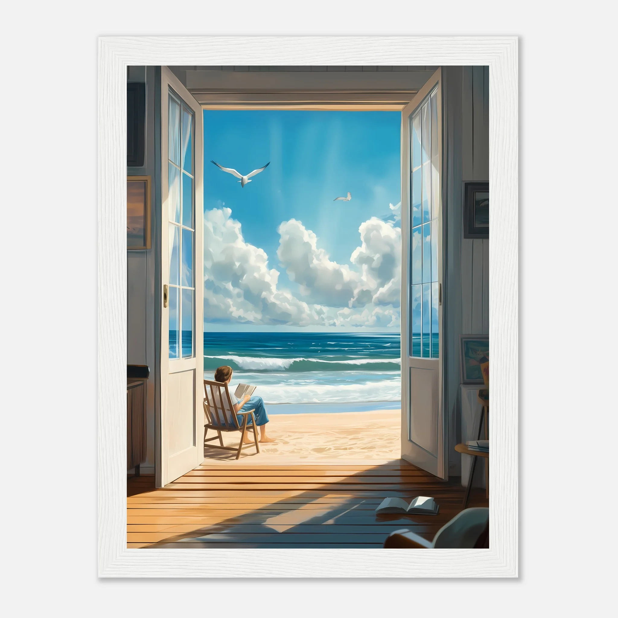 Reading by Shore – Poster - Image 31