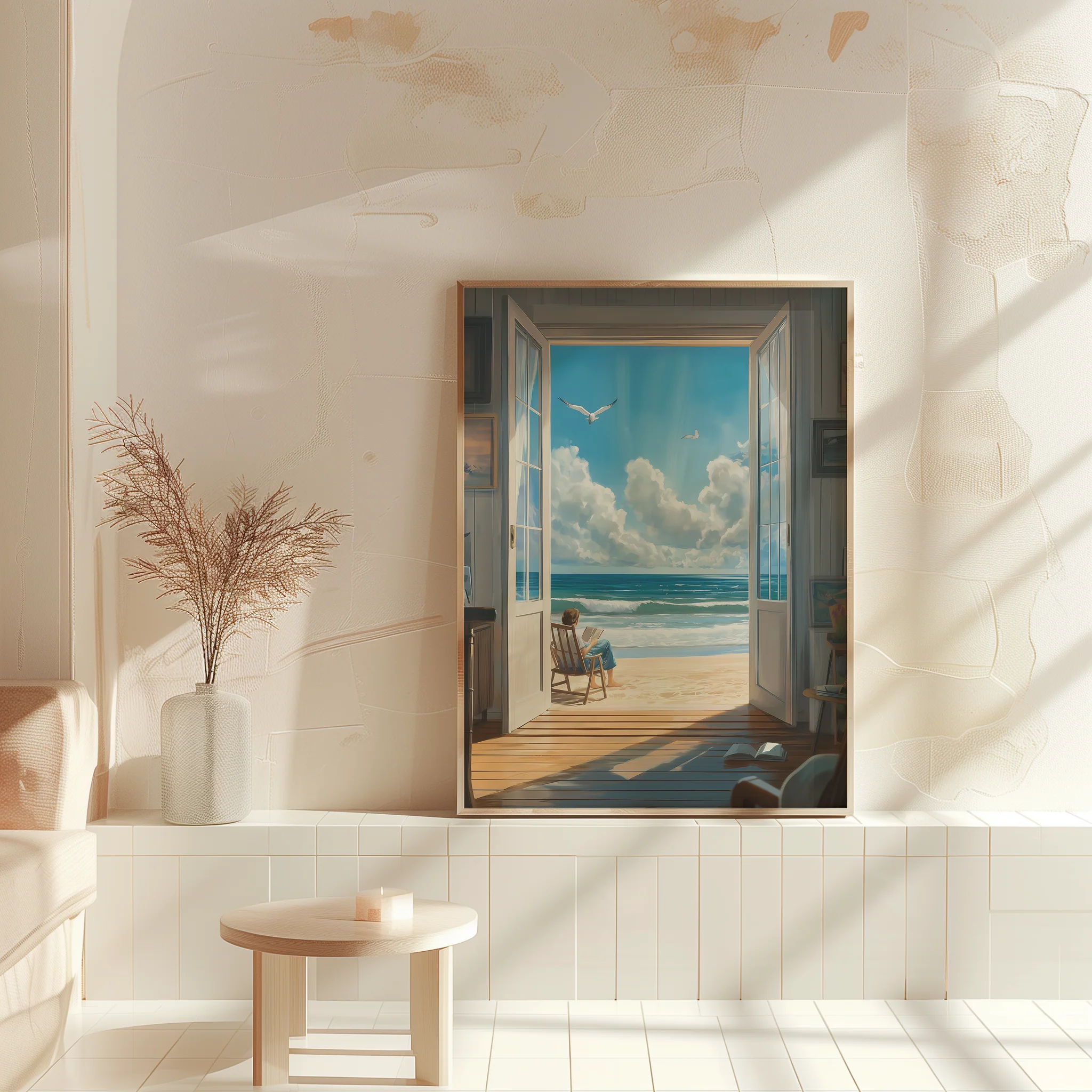 Reading by Shore – Poster - Image 5