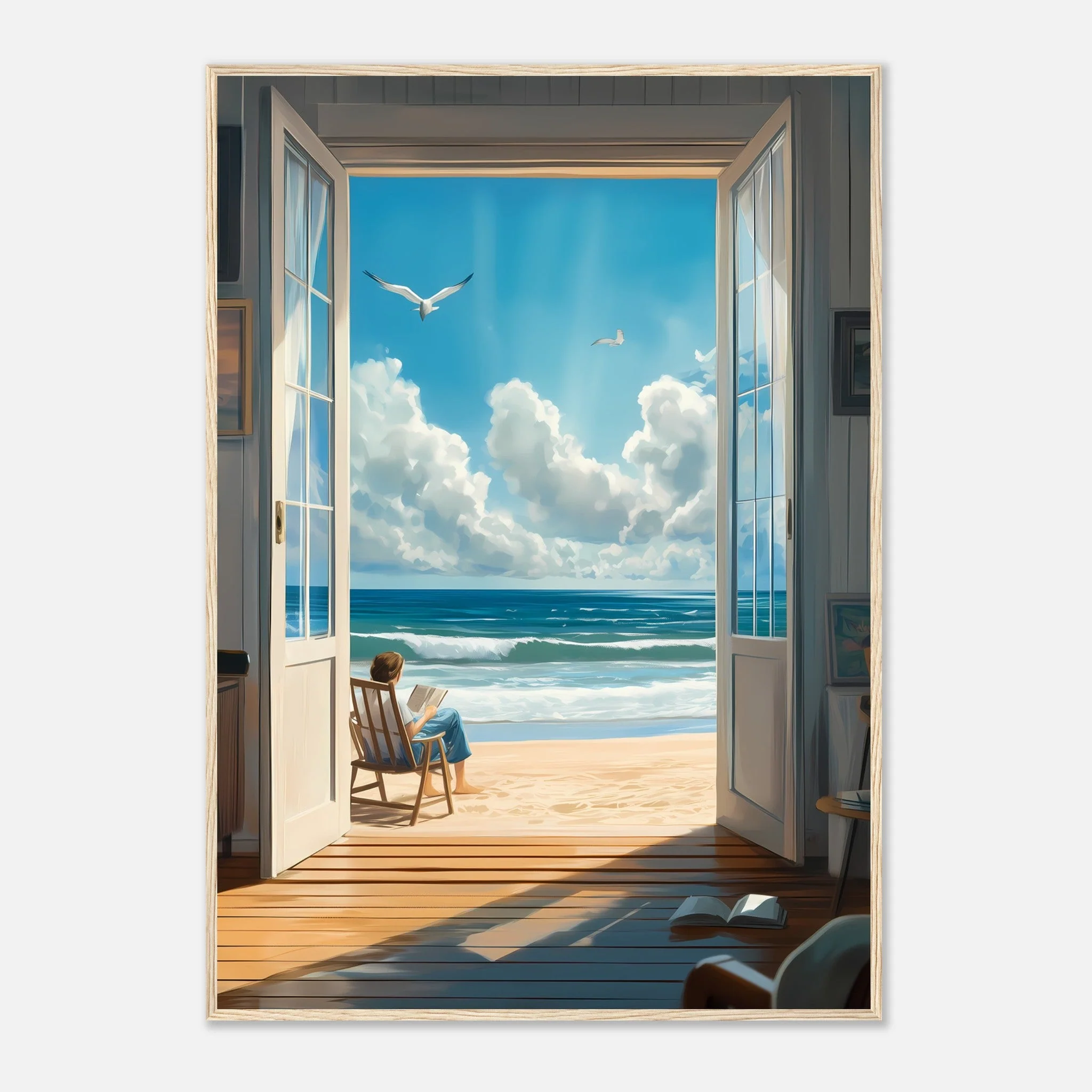 Reading by Shore – Poster - Image 8