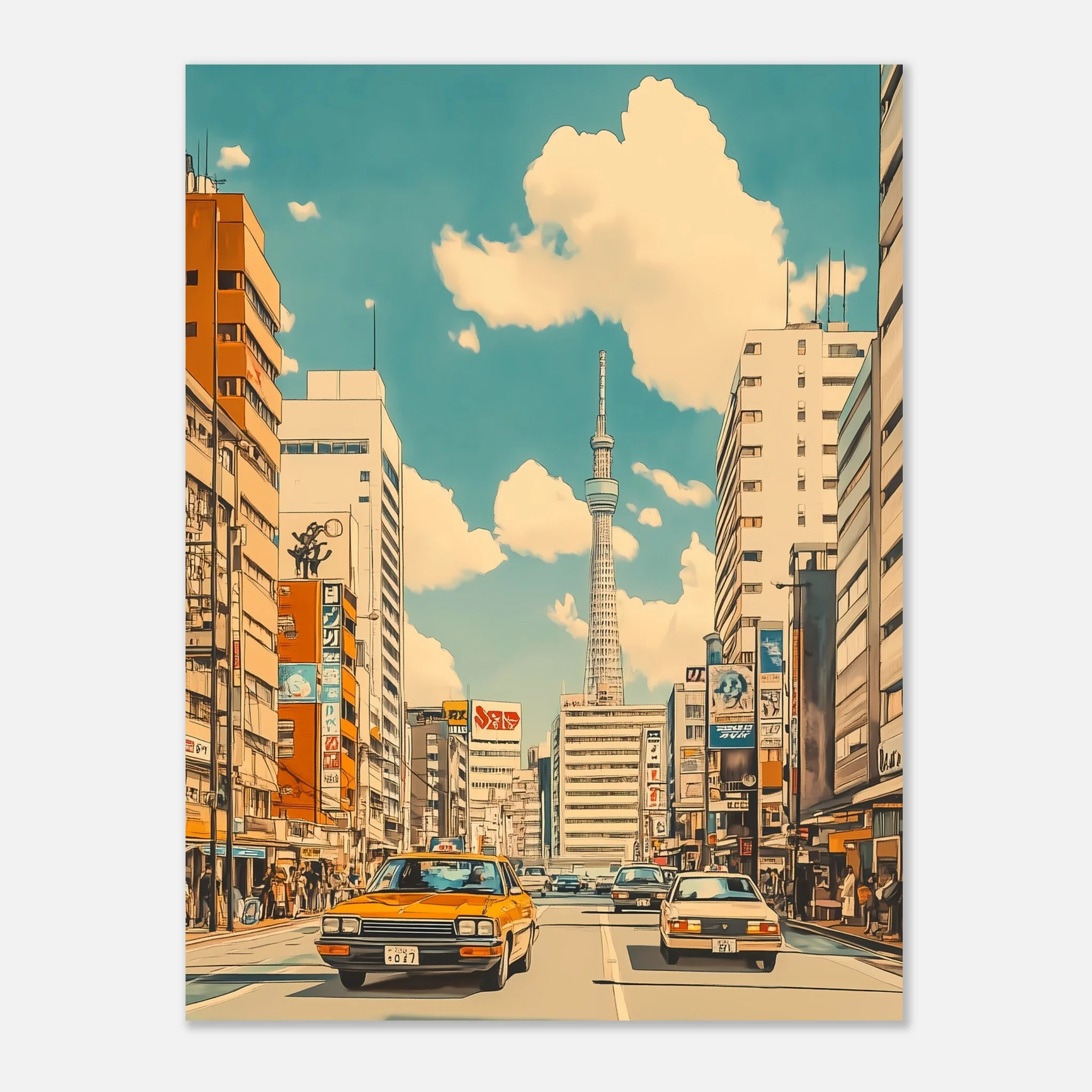 Retro Tokyo Traffic – Poster - Image 15