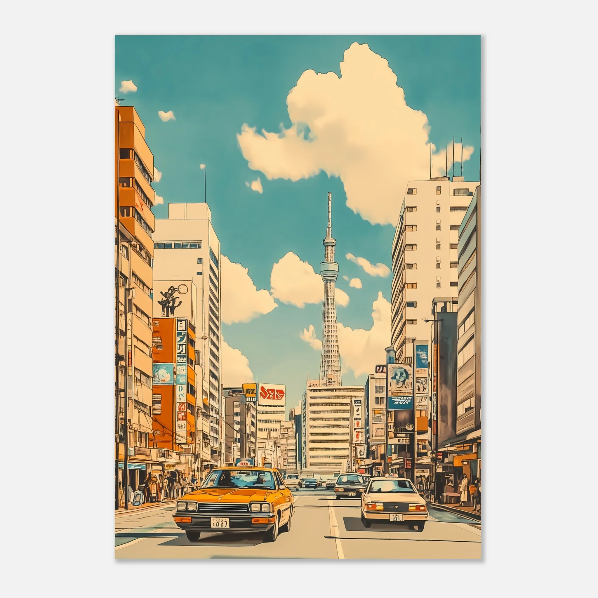 Retro Tokyo Traffic – Poster - Image 7