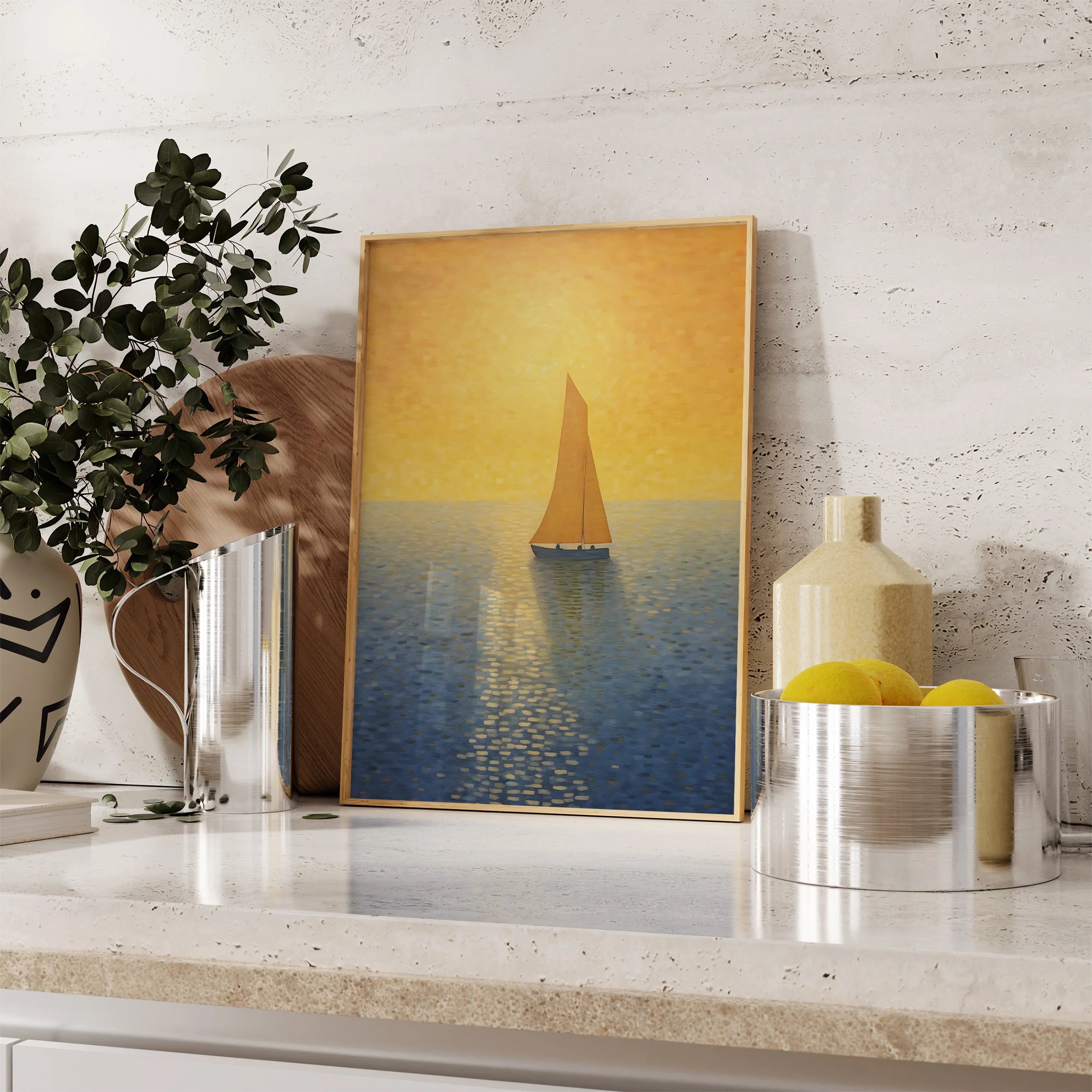 Sailboat At Sea - Poster - Image 4
